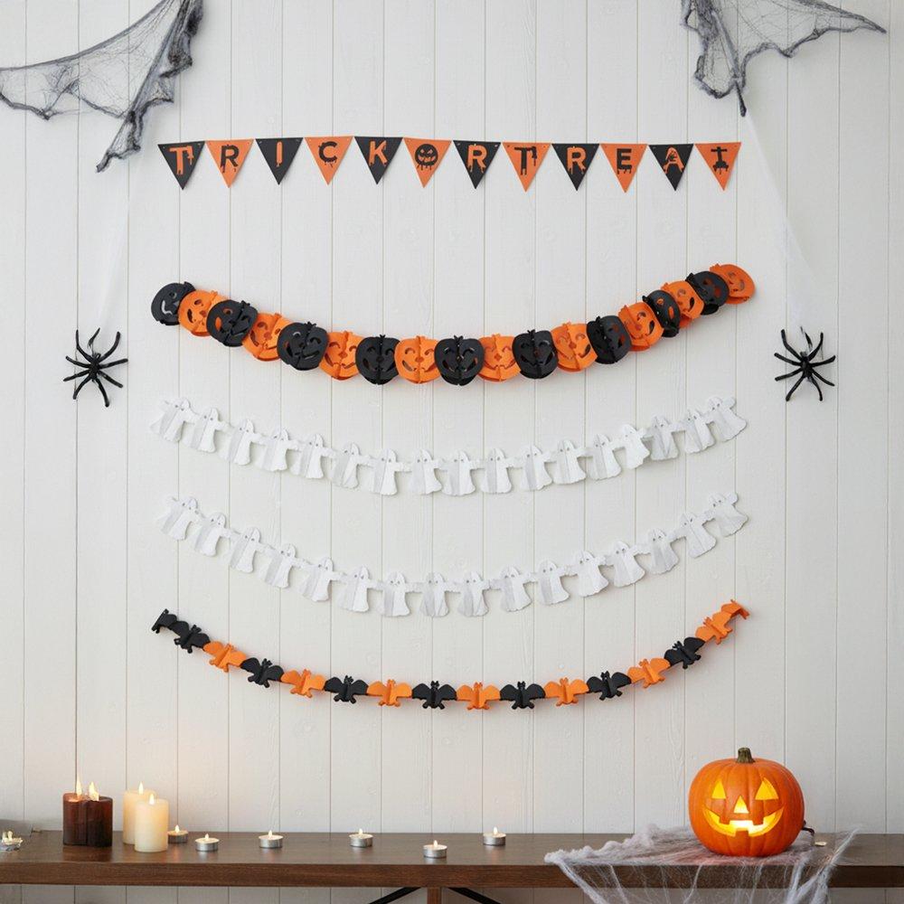 Multi - LIFE IDEAS - Funny Spooky Halloween Decoration Kit - 9