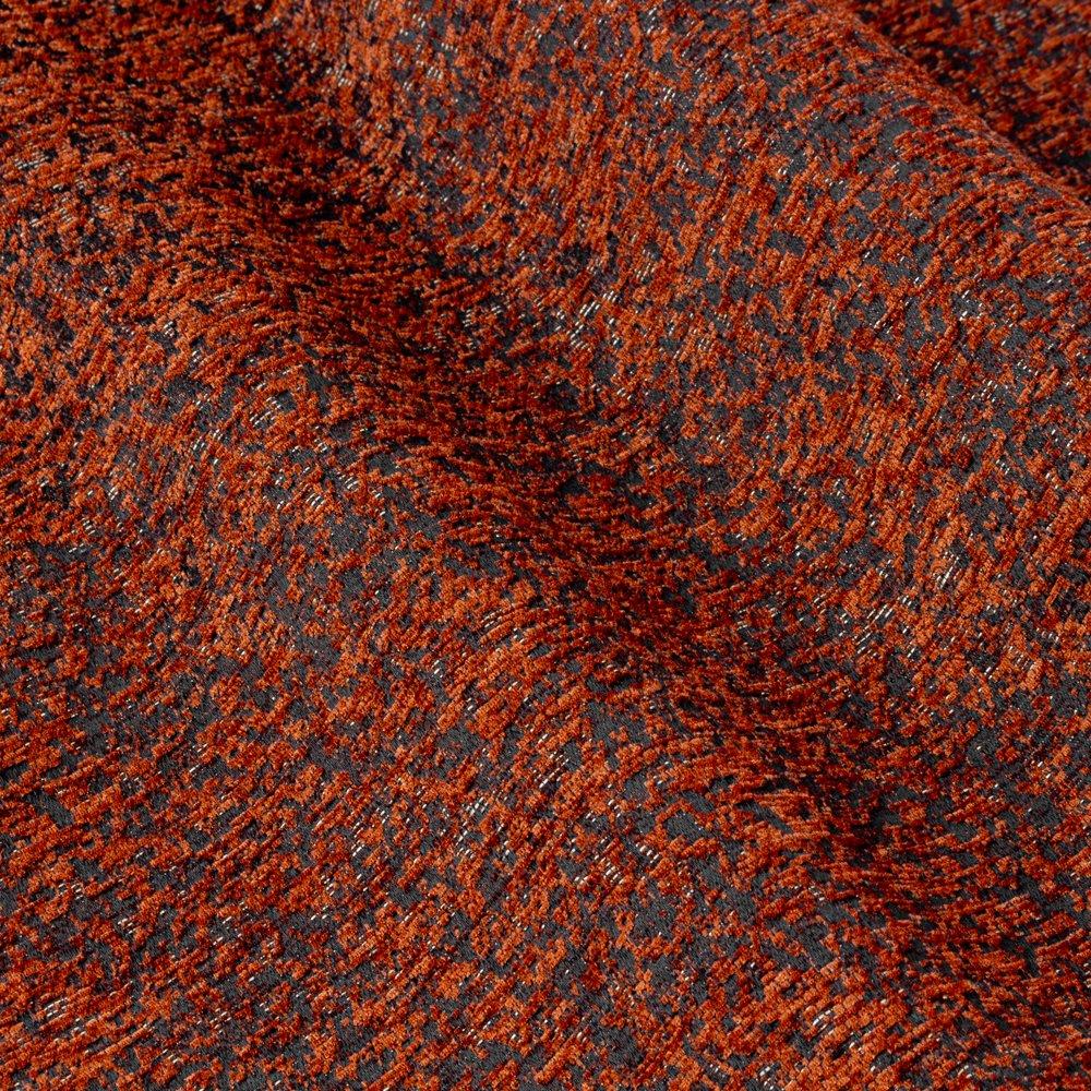Copper - Paoletti - Galaxy Fully Lined Chenille Eyelet Curtains - 4