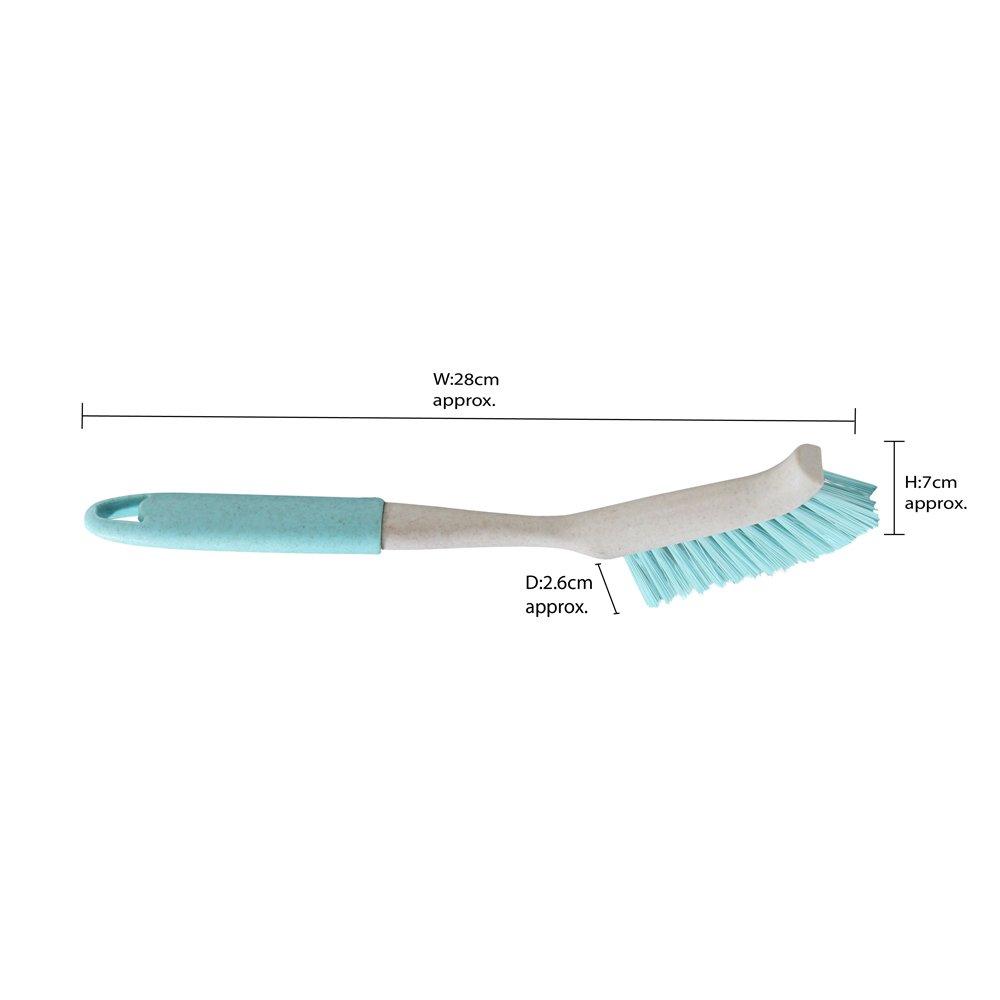 Blue - JVL - Antibac Dish Brush Set - 8