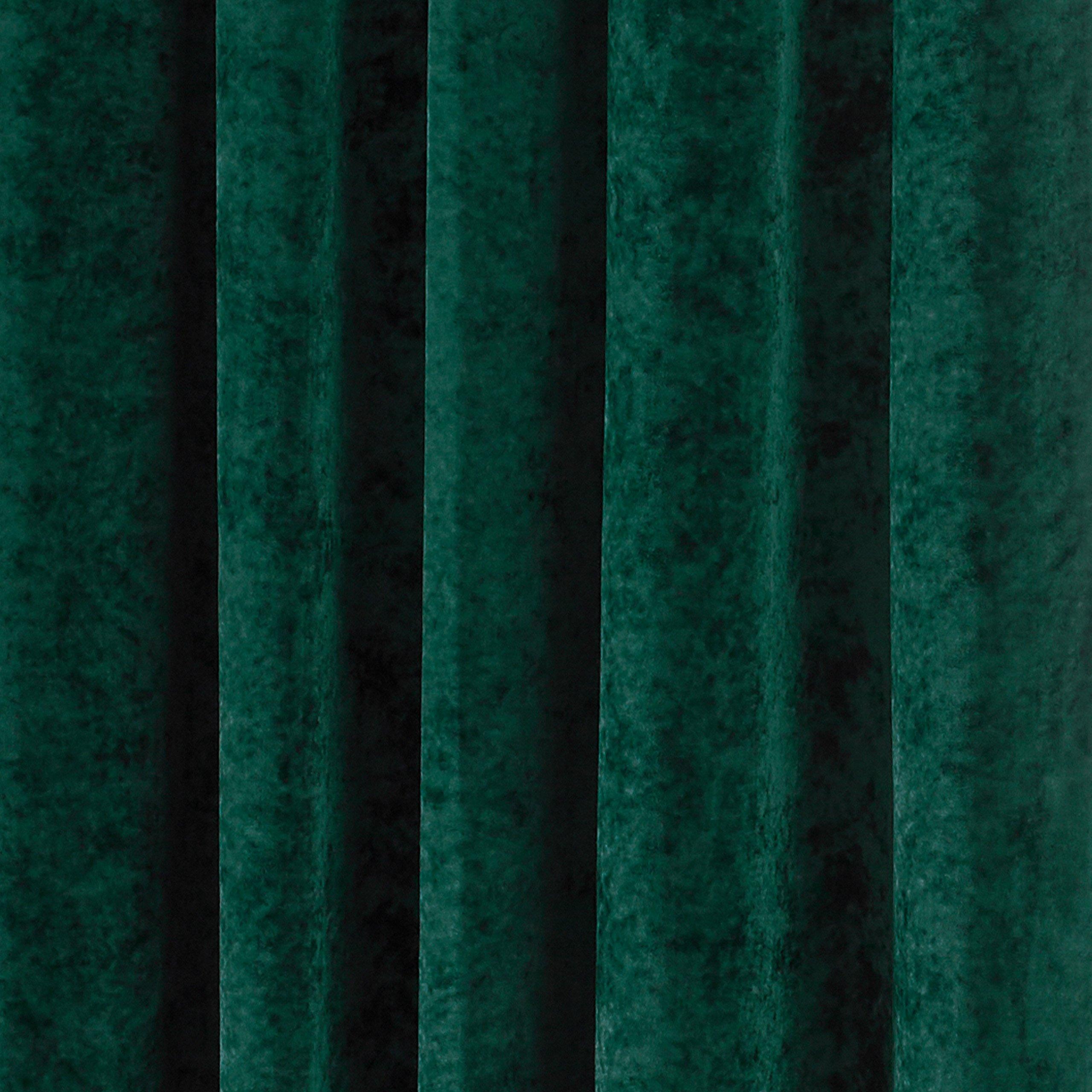 Emerald - Paoletti - Verona Crushed Velvet Eyelet Curtains - 4