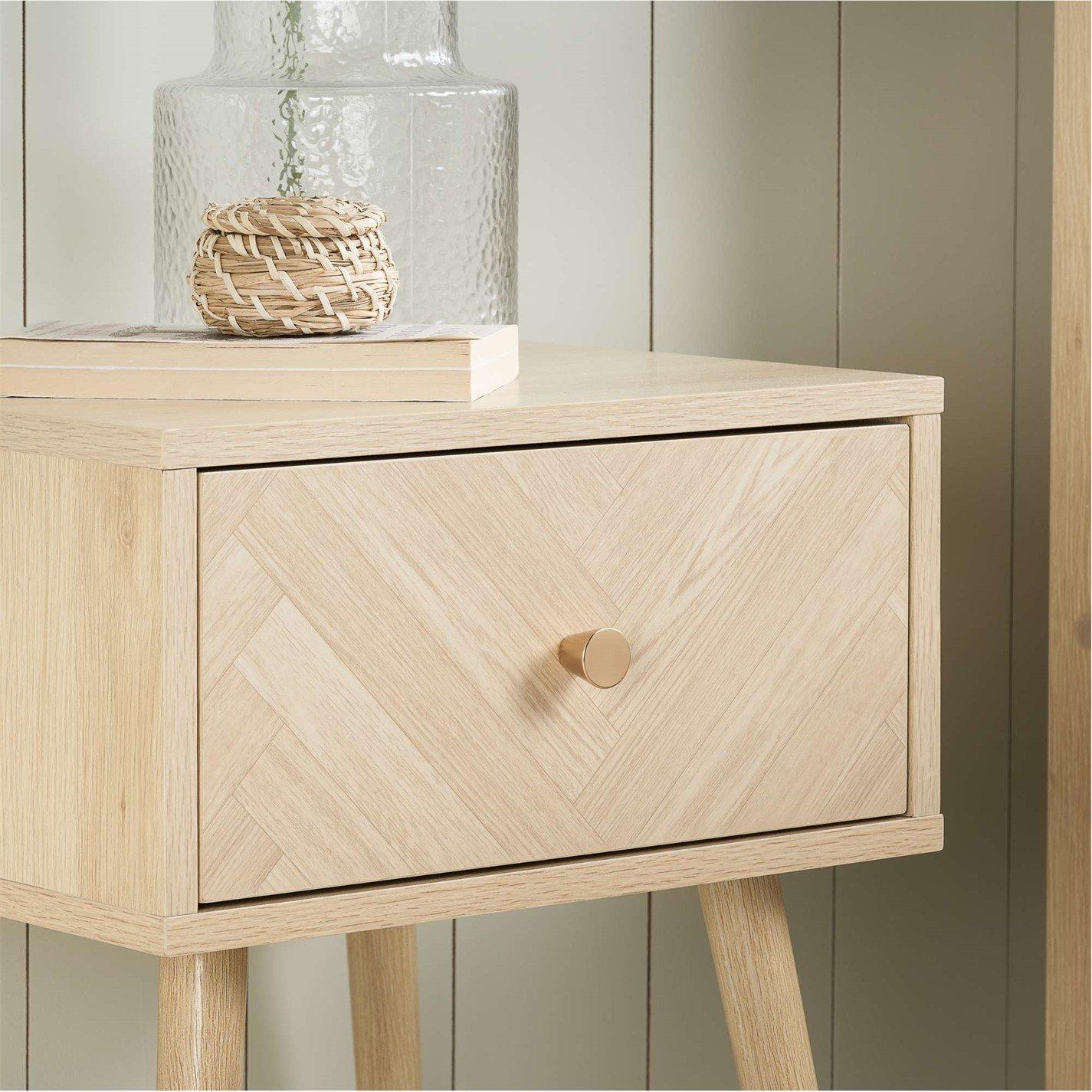 Brown - Birlea - Herringford Bedside Table - 3