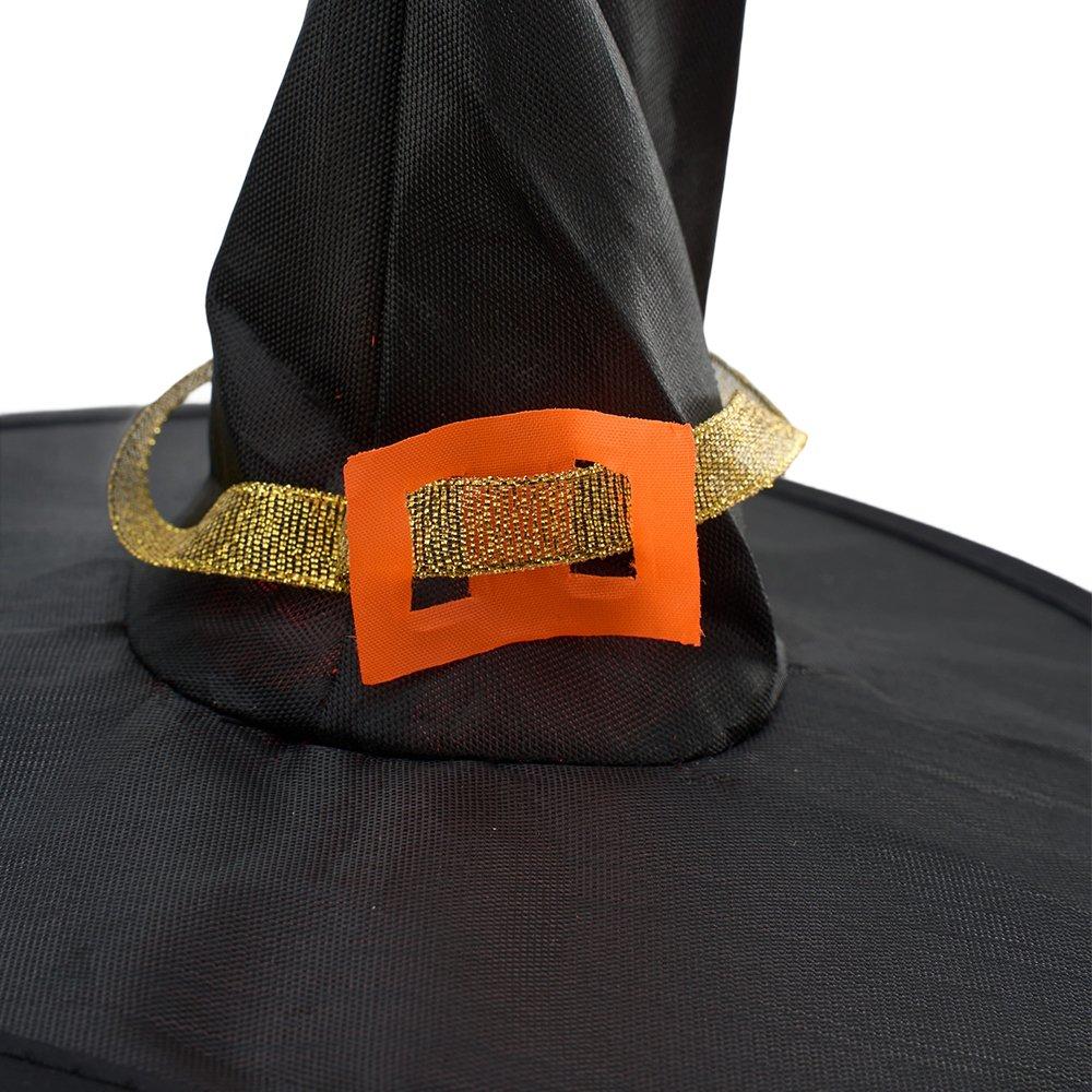 Multi - LIFE IDEAS - 5Pcs Halloween Ghost Witch Hats with LED Lights - 11