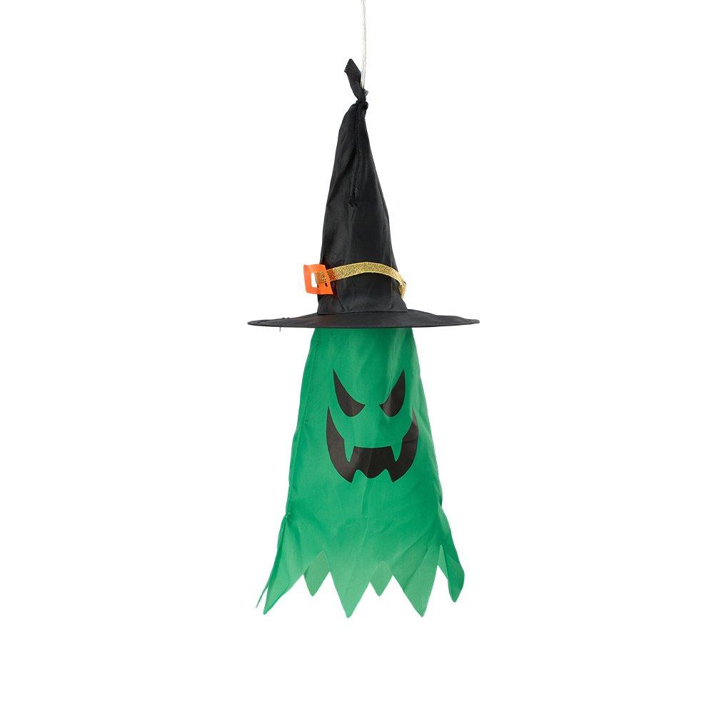 Multi - LIFE IDEAS - 5Pcs Halloween Ghost Witch Hats with LED Lights - 5