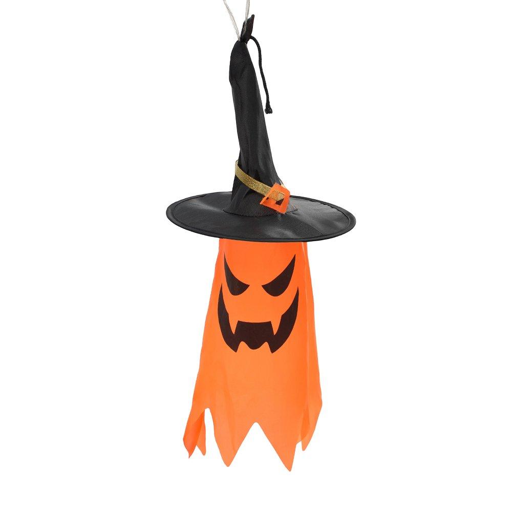 Multi - LIFE IDEAS - 5Pcs Halloween Ghost Witch Hats with LED Lights - 9