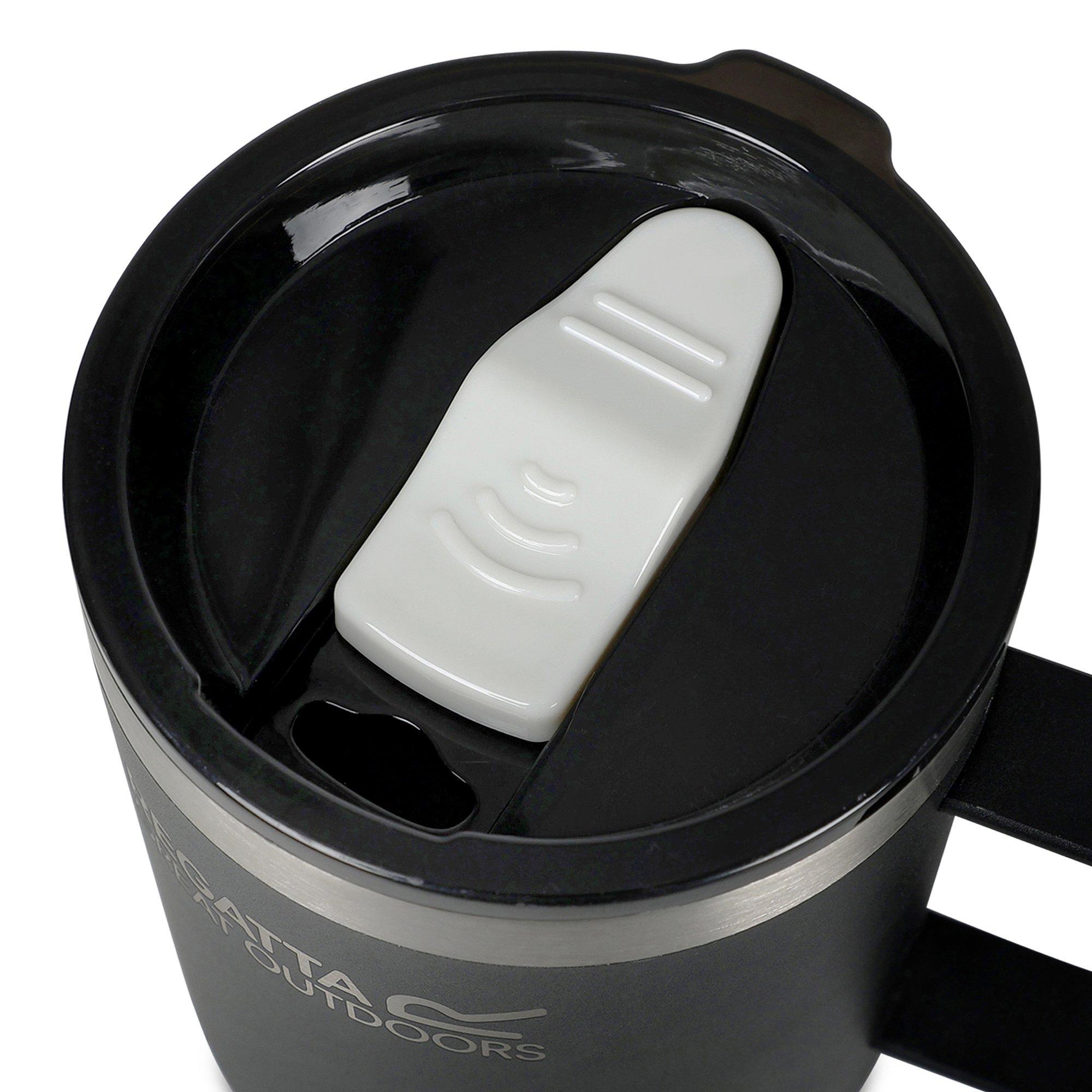 Black - Regatta - Thermulate 0.35L Spill-Proof Travel Mug - 6