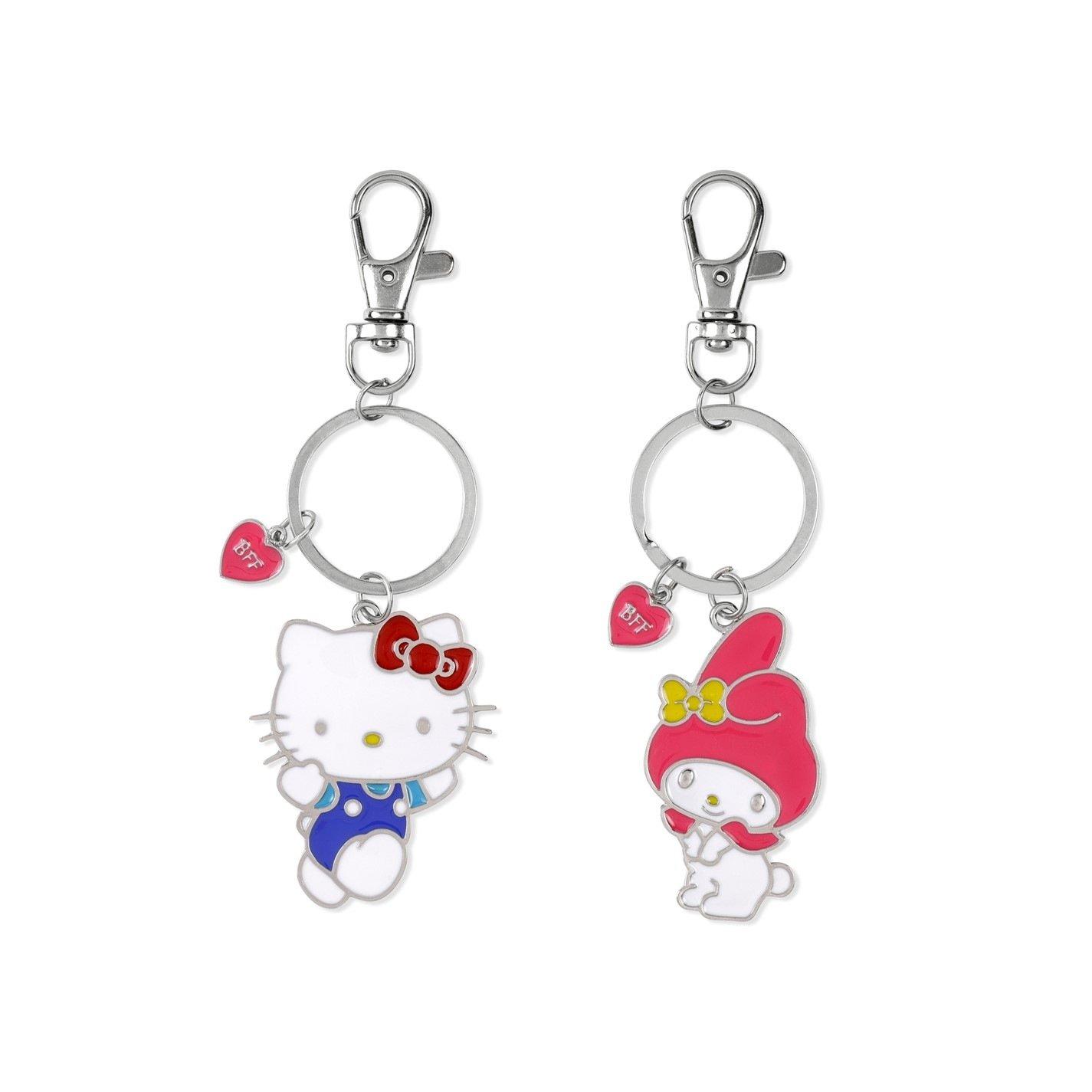 Kids Euroswan Girls Multi Hello Kitty Metal Bff 2 Pcs Keychain Set - Image 3