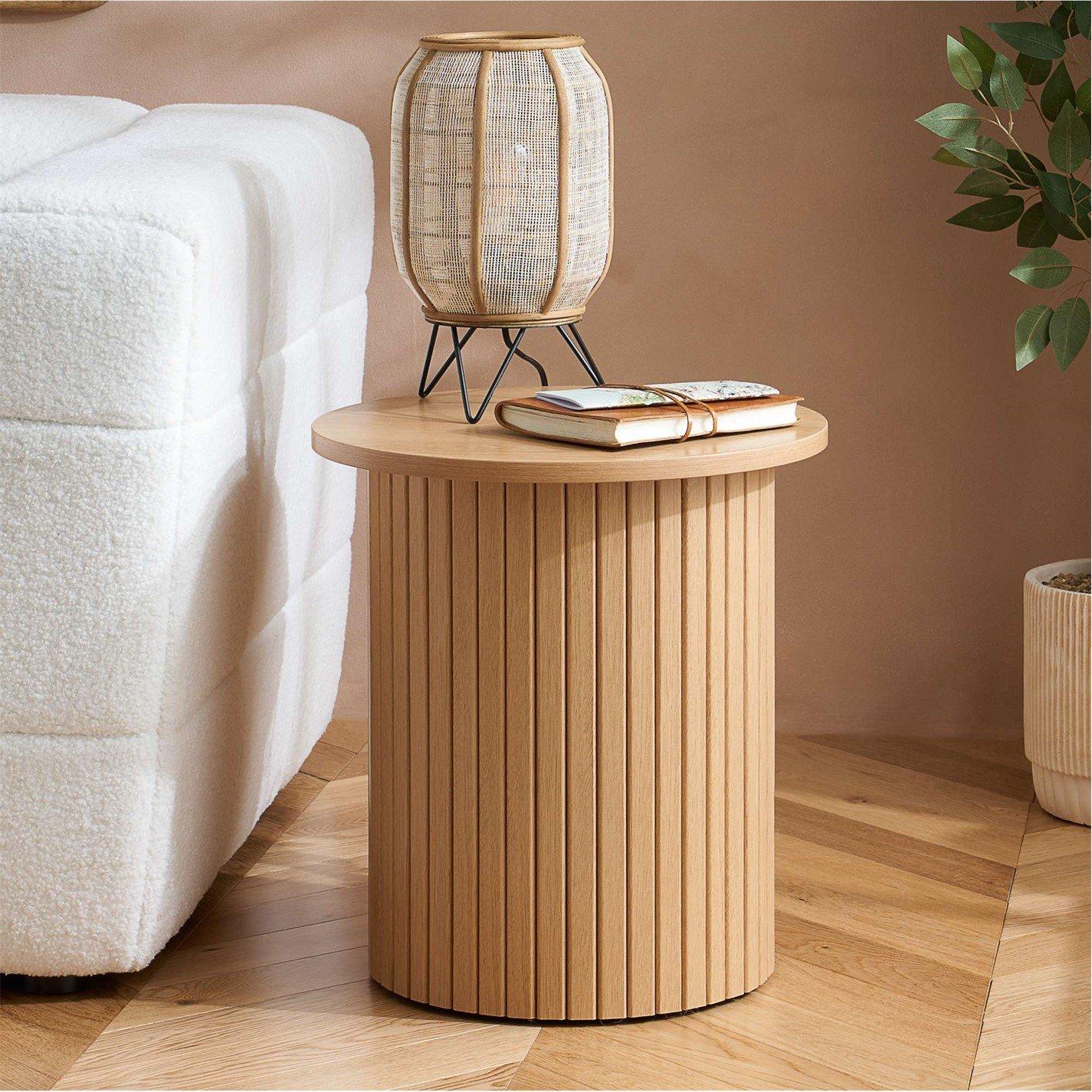 Axel Fluted Side Table