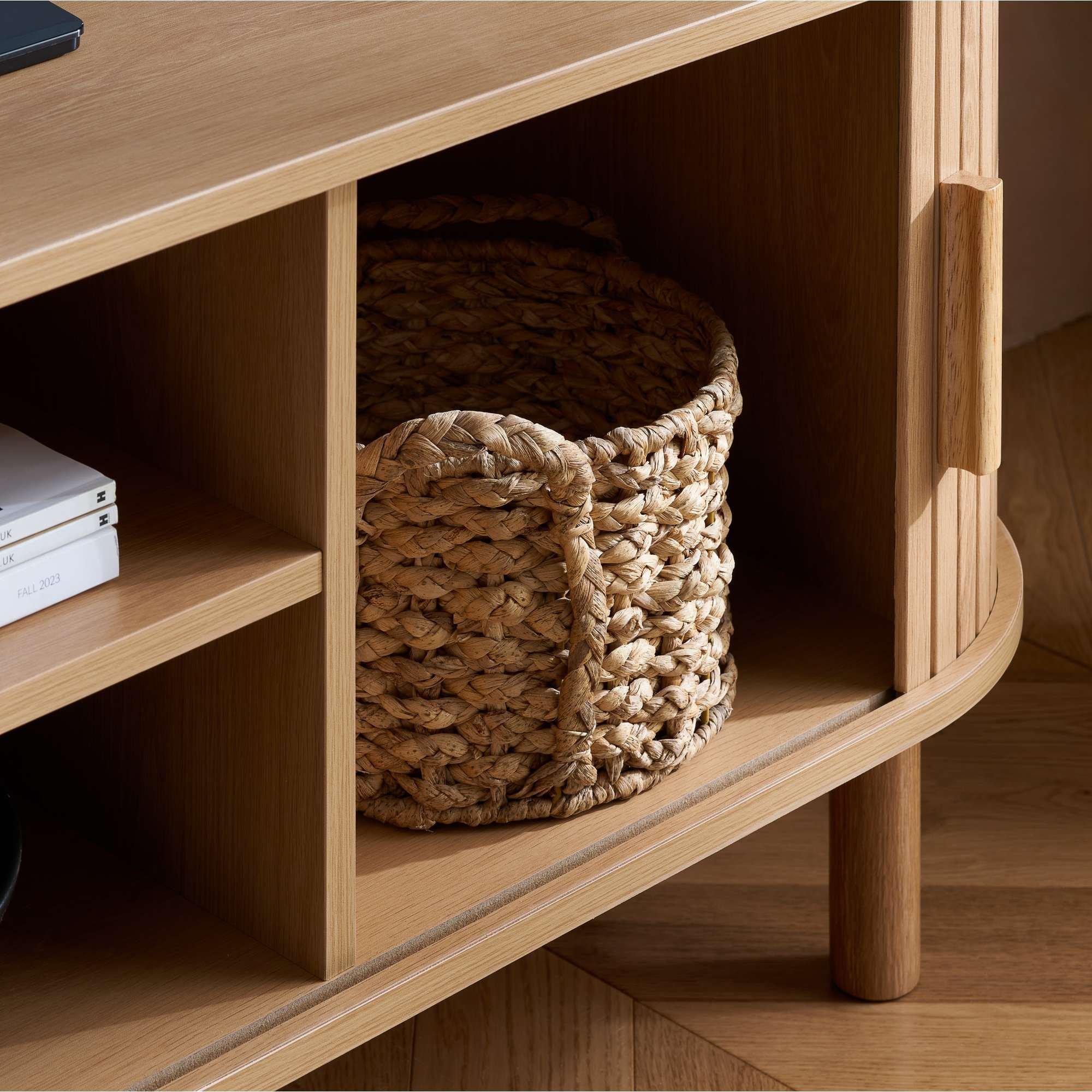 Oak - Birlea - Axel 6 Drawer Fluted Chest - 4