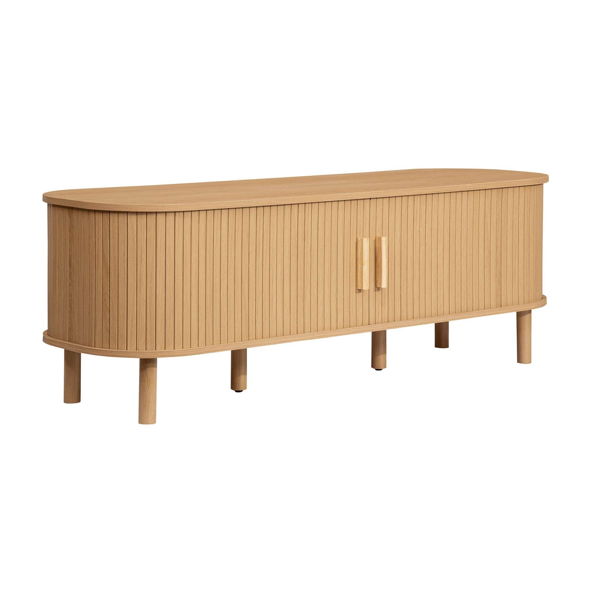 Oak - Birlea - Axel 6 Drawer Fluted Chest - 8