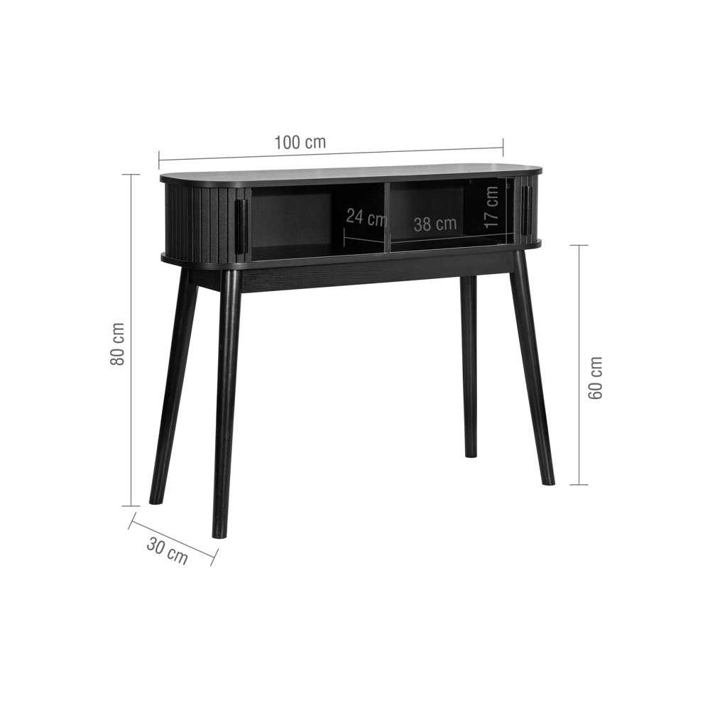 Black - Birlea - Axel Console Table - 9