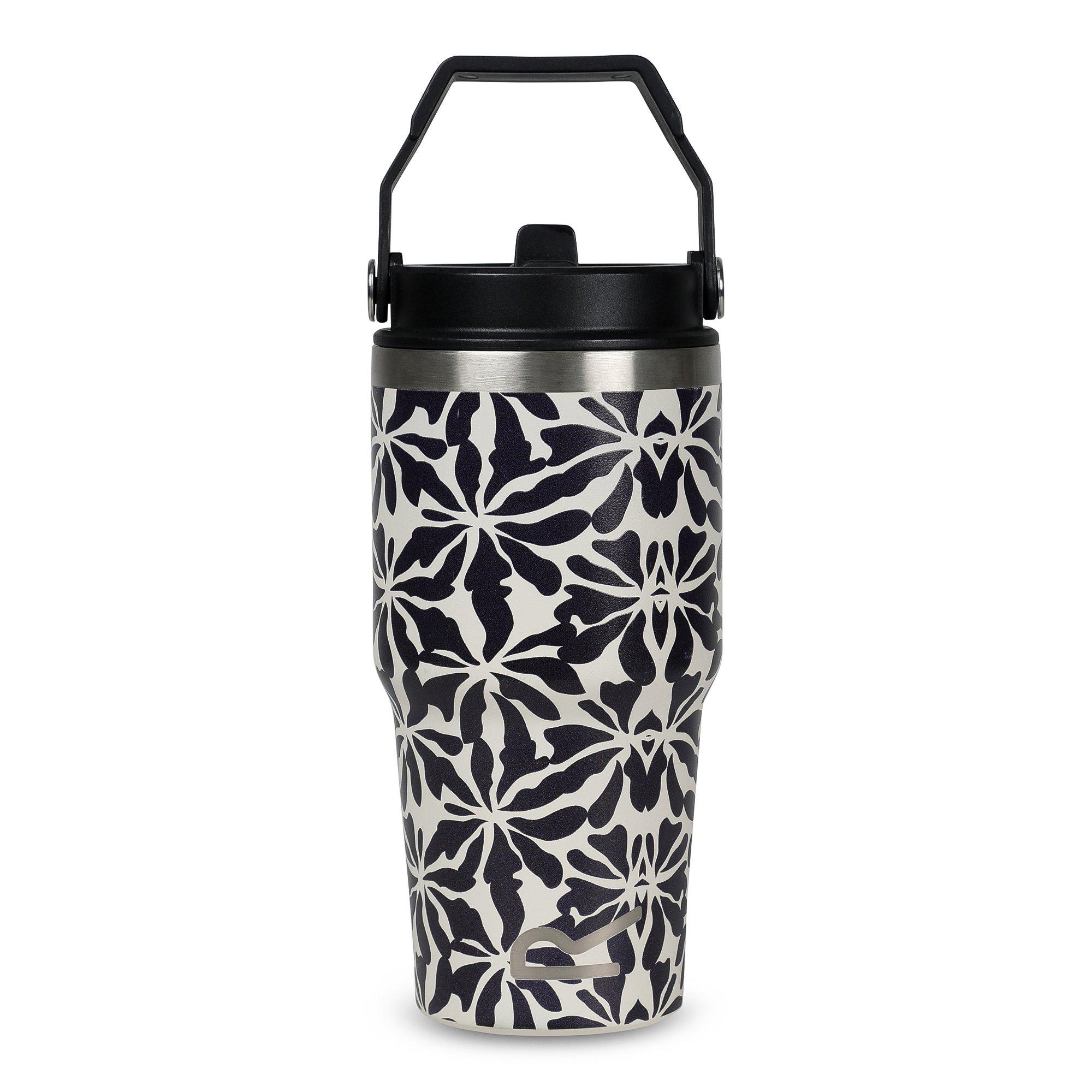 Abstrctflorl - Regatta - Thermulate Insulated 0.6L Flip-Top Tumbler - 3