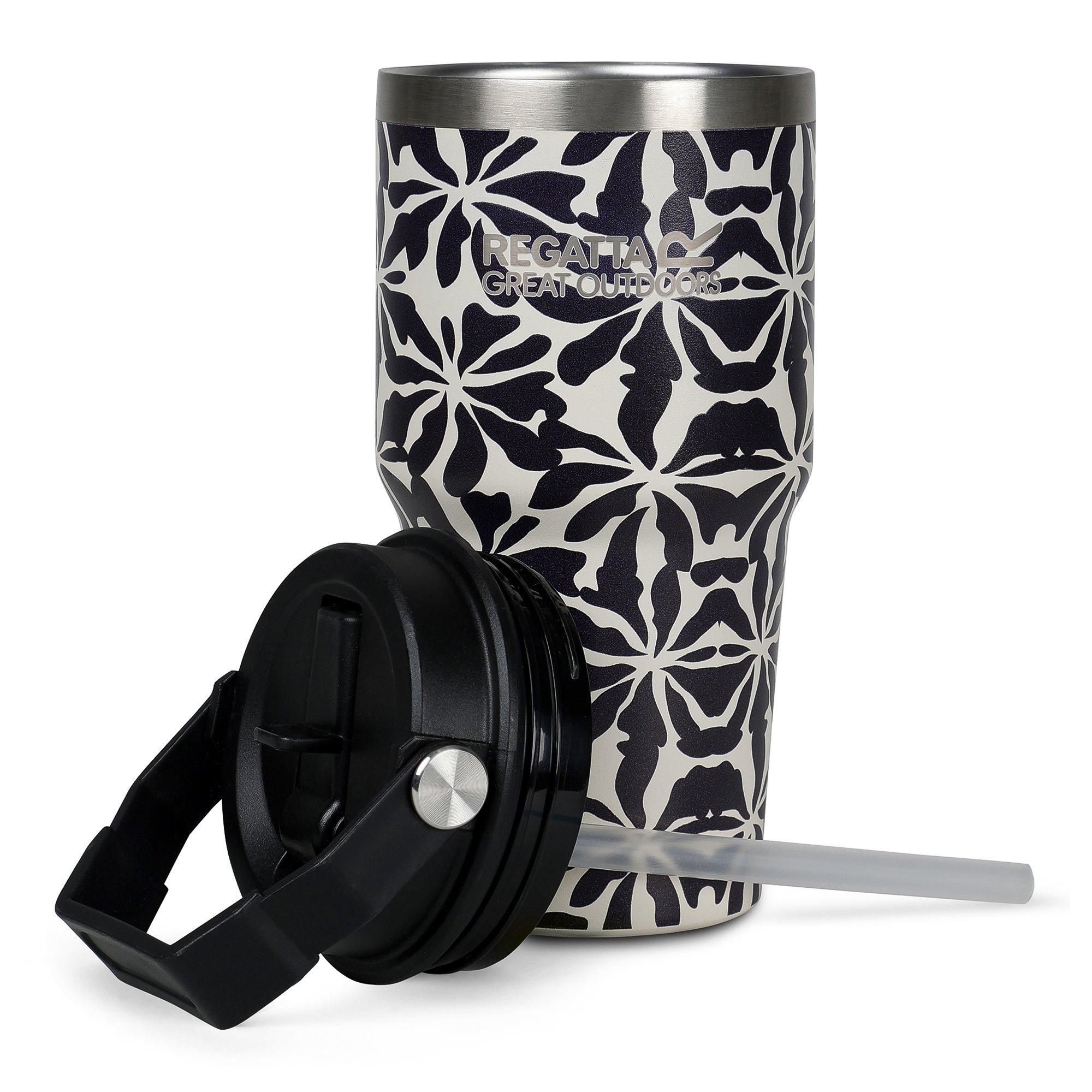 Abstrctflorl - Regatta - Thermulate Insulated 0.6L Flip-Top Tumbler - 4