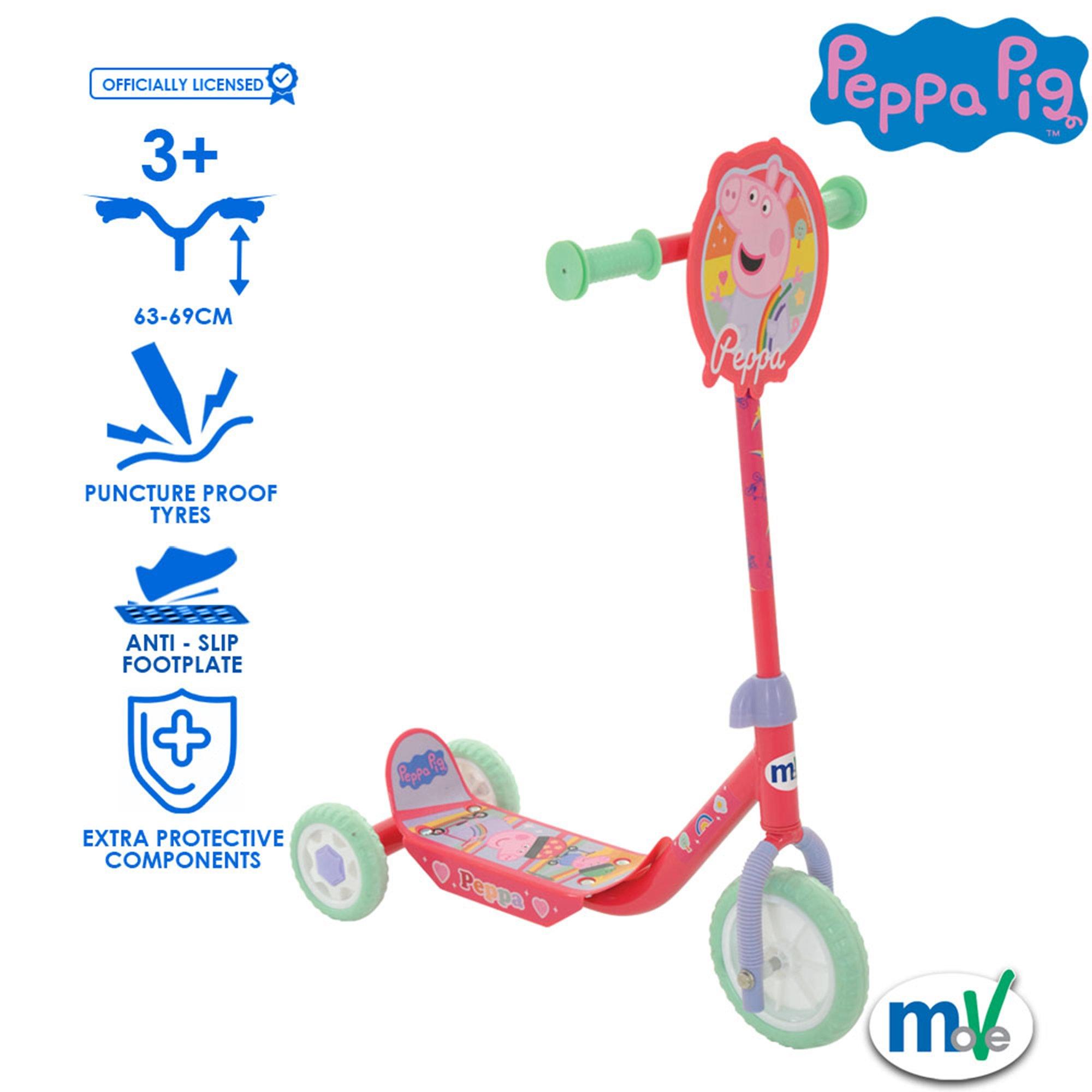 Multicoloured - Peppa Pig - Peppa Pig Deluxe Tri Scooter - 2