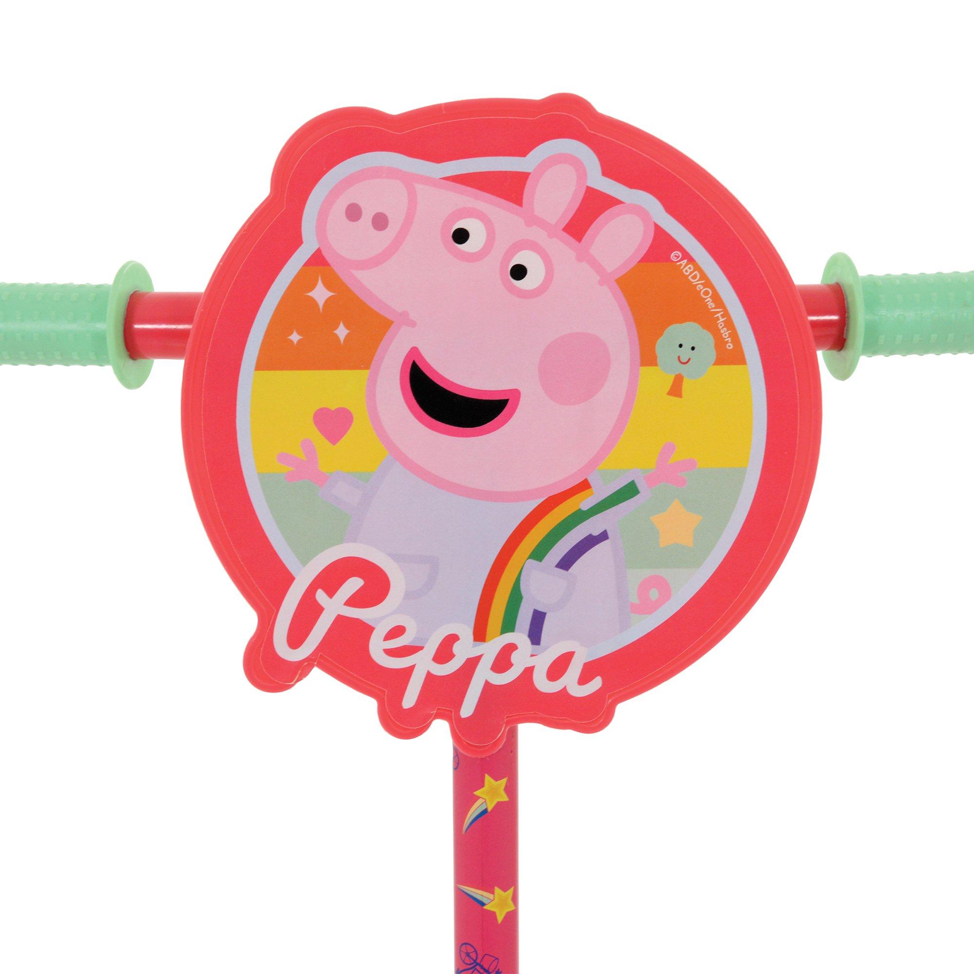 Multicoloured - Peppa Pig - Peppa Pig Deluxe Tri Scooter - 4