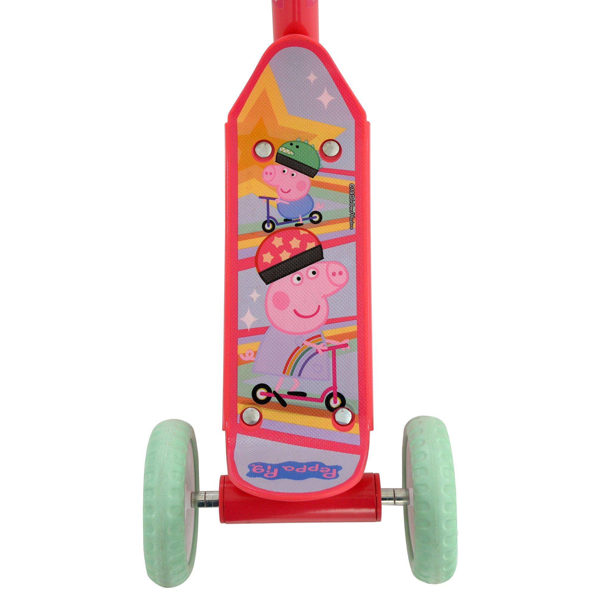 Multicoloured - Peppa Pig - Peppa Pig Deluxe Tri Scooter - 6