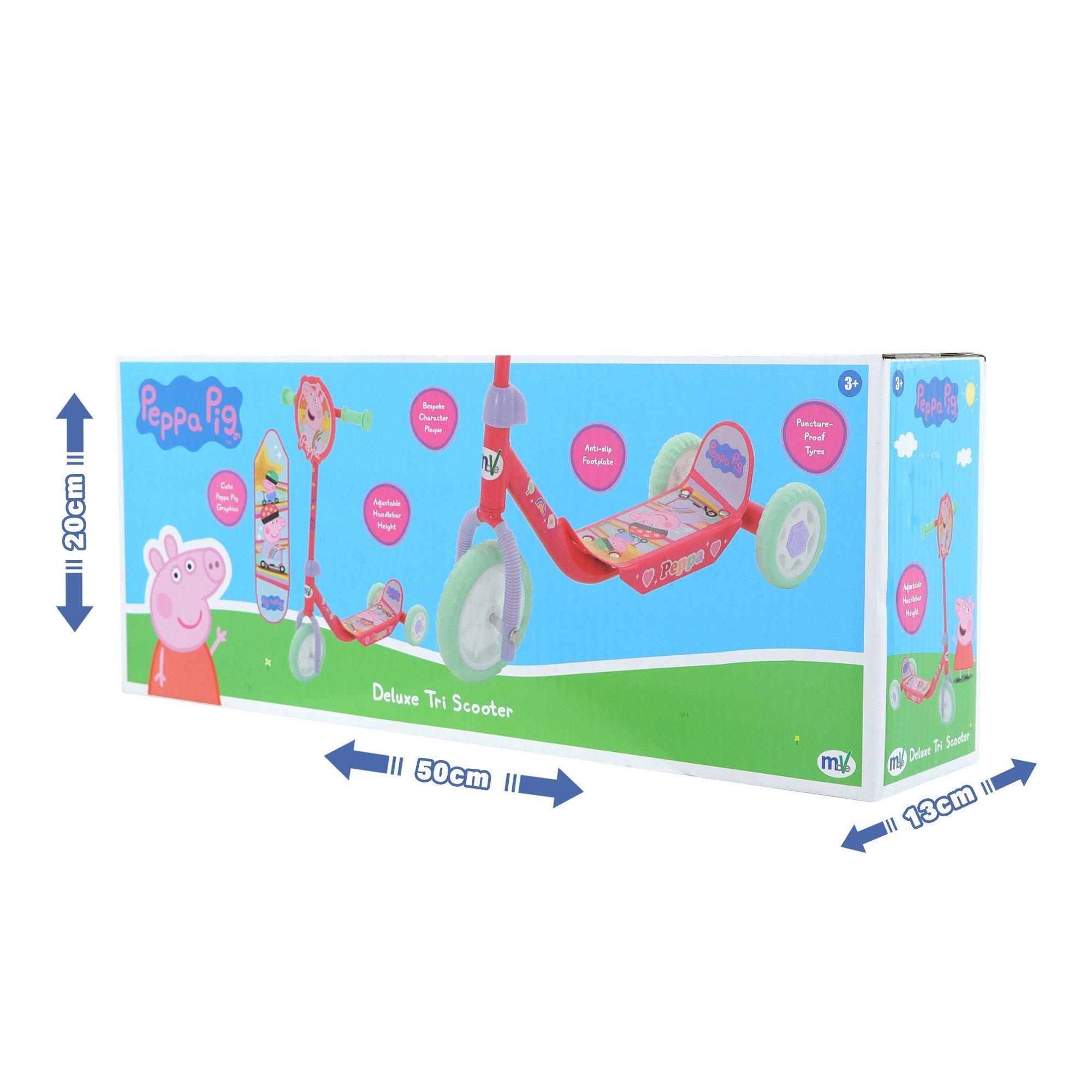 Multicoloured - Peppa Pig - Peppa Pig Deluxe Tri Scooter - 9