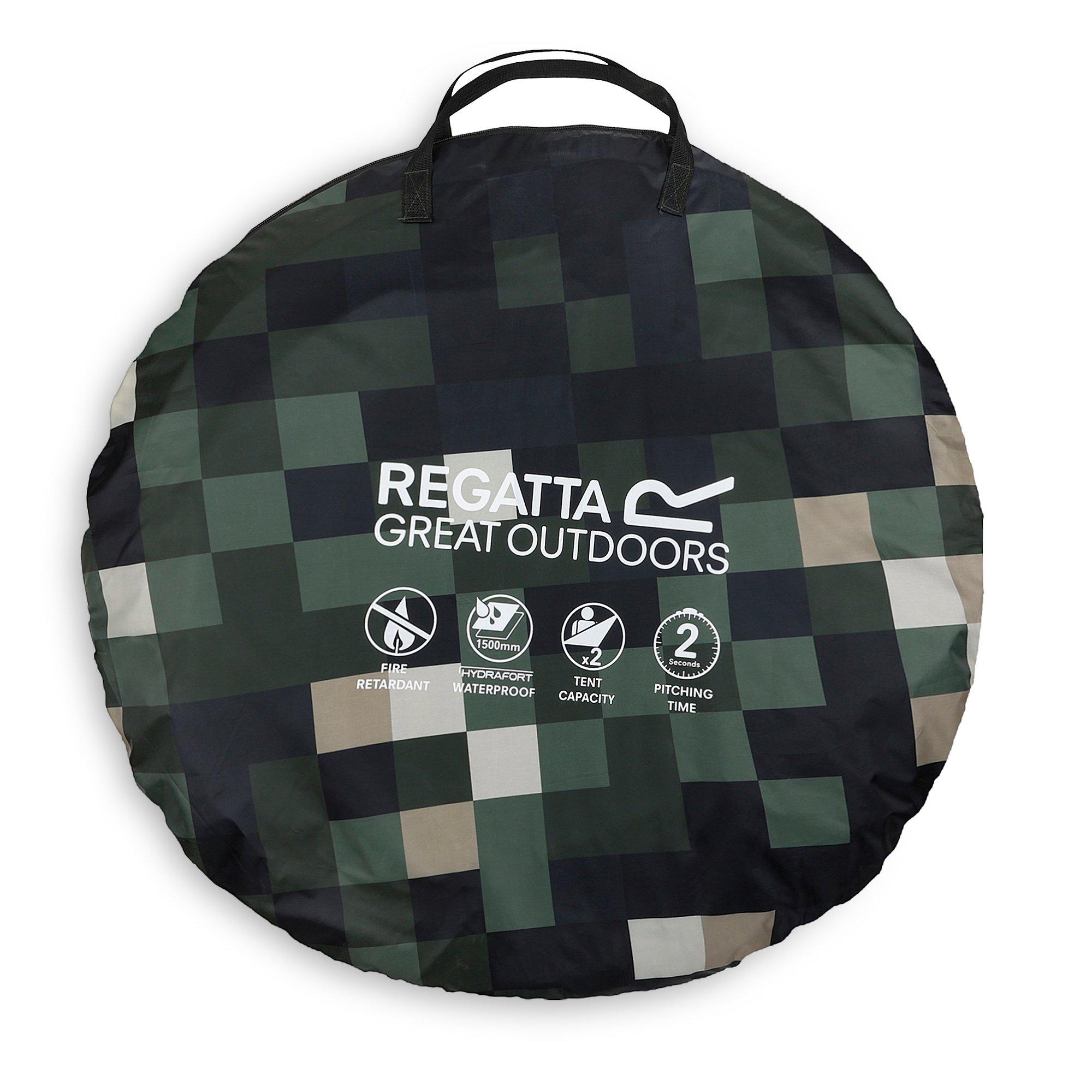 Pixltdcamprt - Regatta - Malawi II 2 Person Pop Up Tent - 8