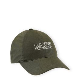 Ganni Logo Embroidered Baseball Cap