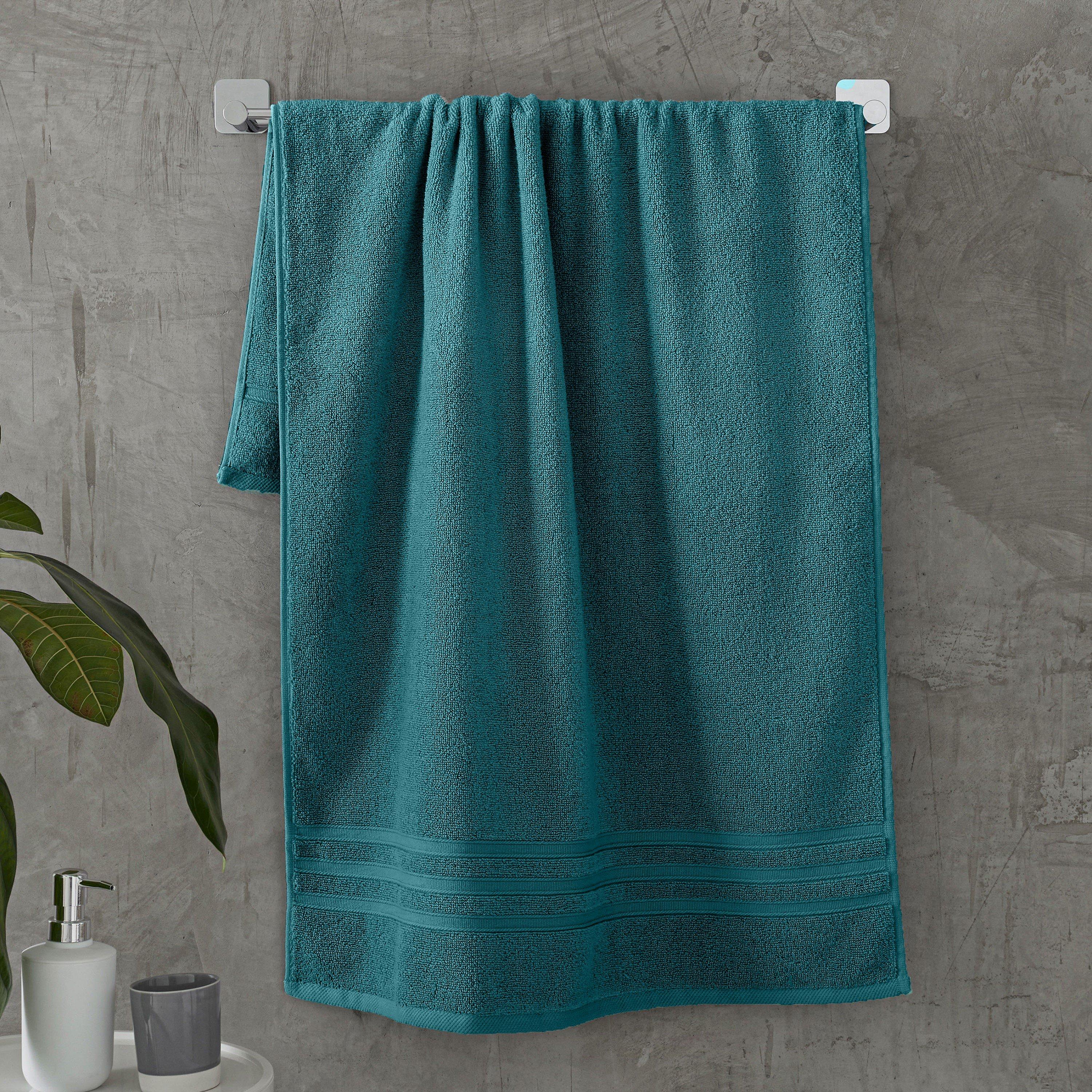 Catherine Lansfield  Zero Twist Cotton Towel - Teal Green - Bath Towel