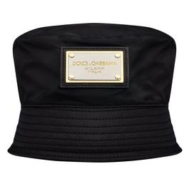 Dolce and Gabbana Logo Plate Bucket Hat