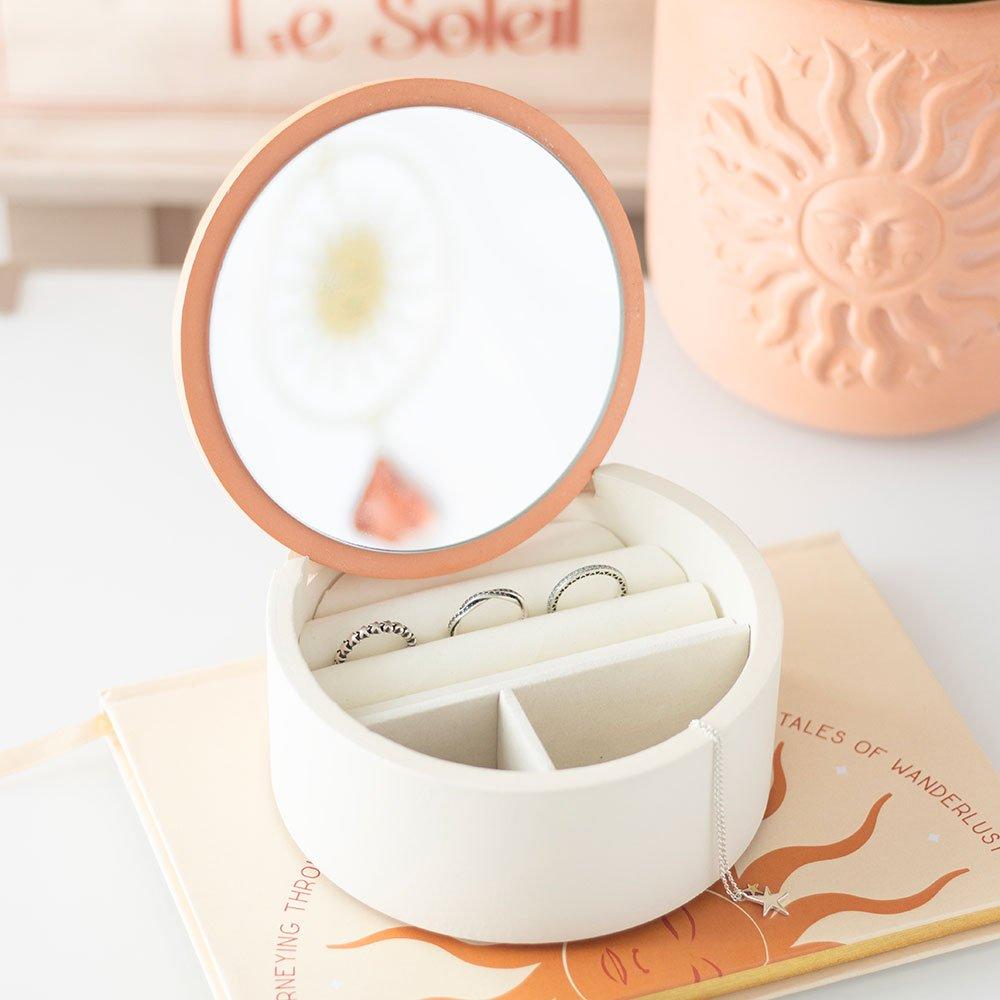Cream - Something Different - Sun Jewellery Storage Box - 2