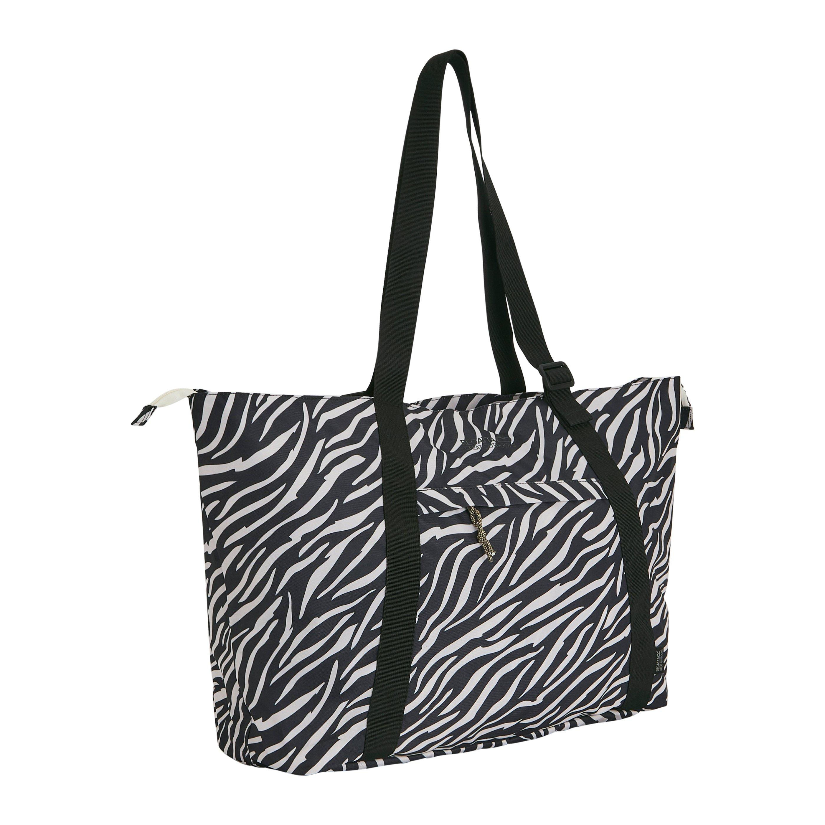 Blk/Whtzebra - Regatta - Boulder Water-Repellent Tote Bag - 2