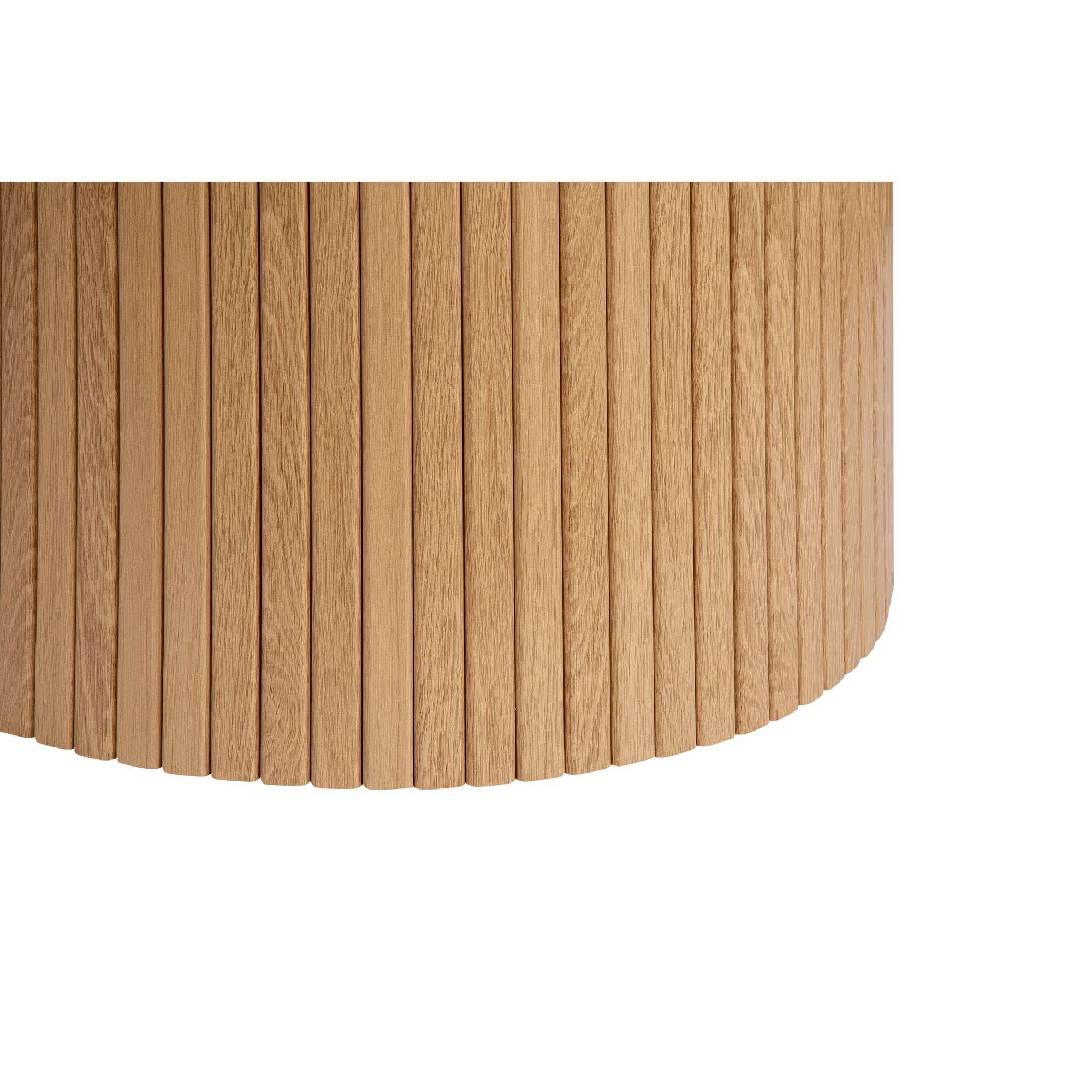 Brown - Birlea - Axel Round Fluted Dining Table - 7