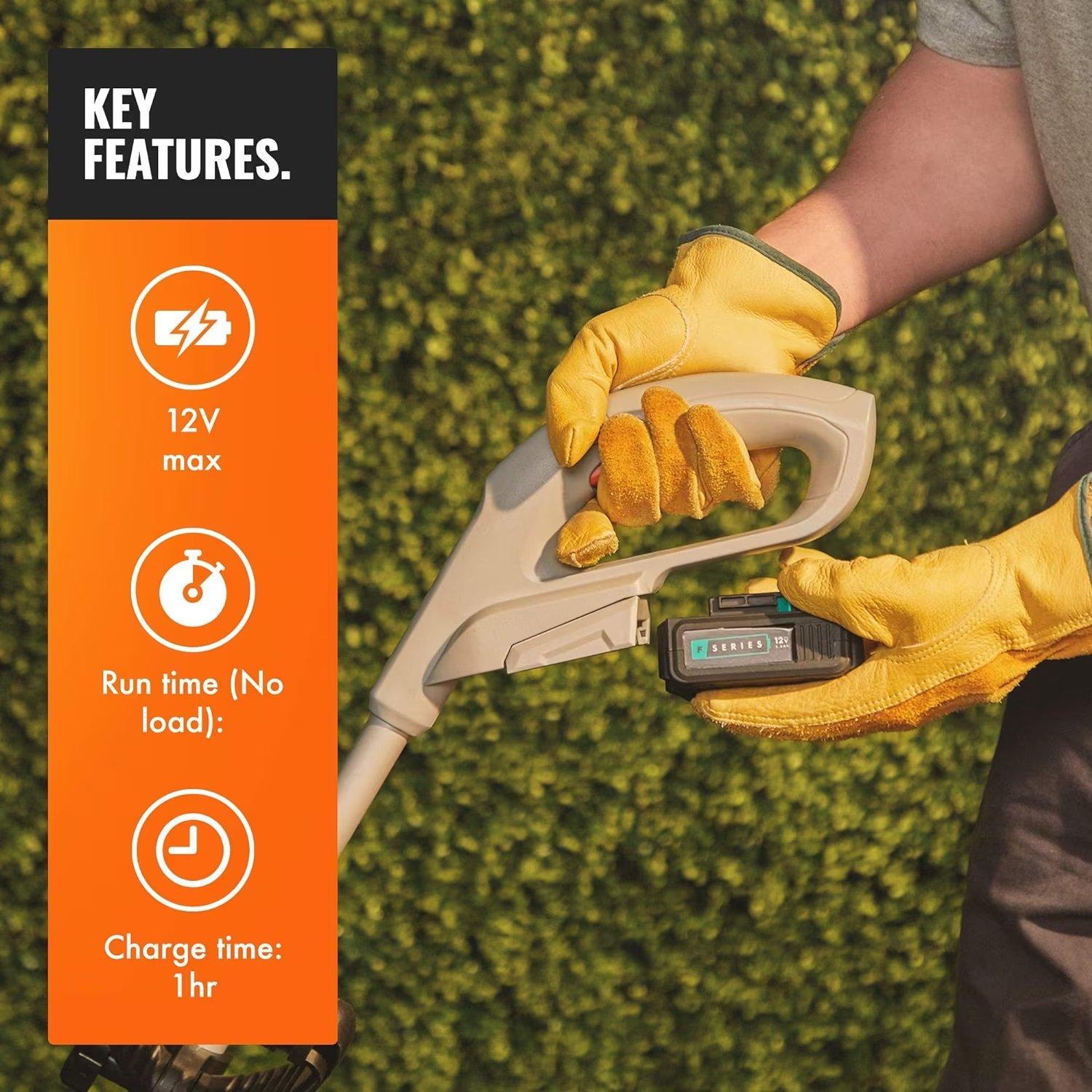 Grey - VonHaus - VonHaus - Cordless Grass Trimmer – 12V - 3