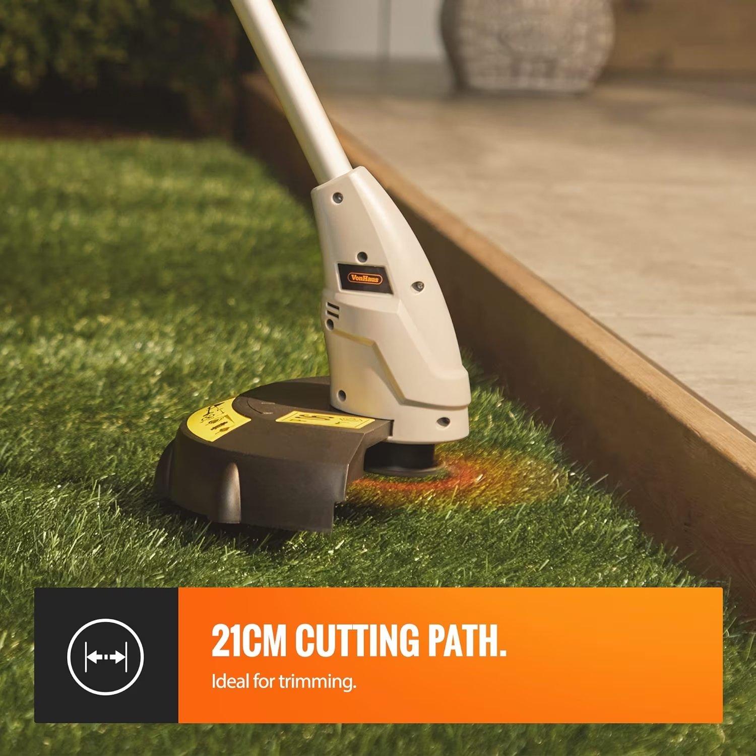 Grey - VonHaus - VonHaus - Cordless Grass Trimmer – 12V - 5