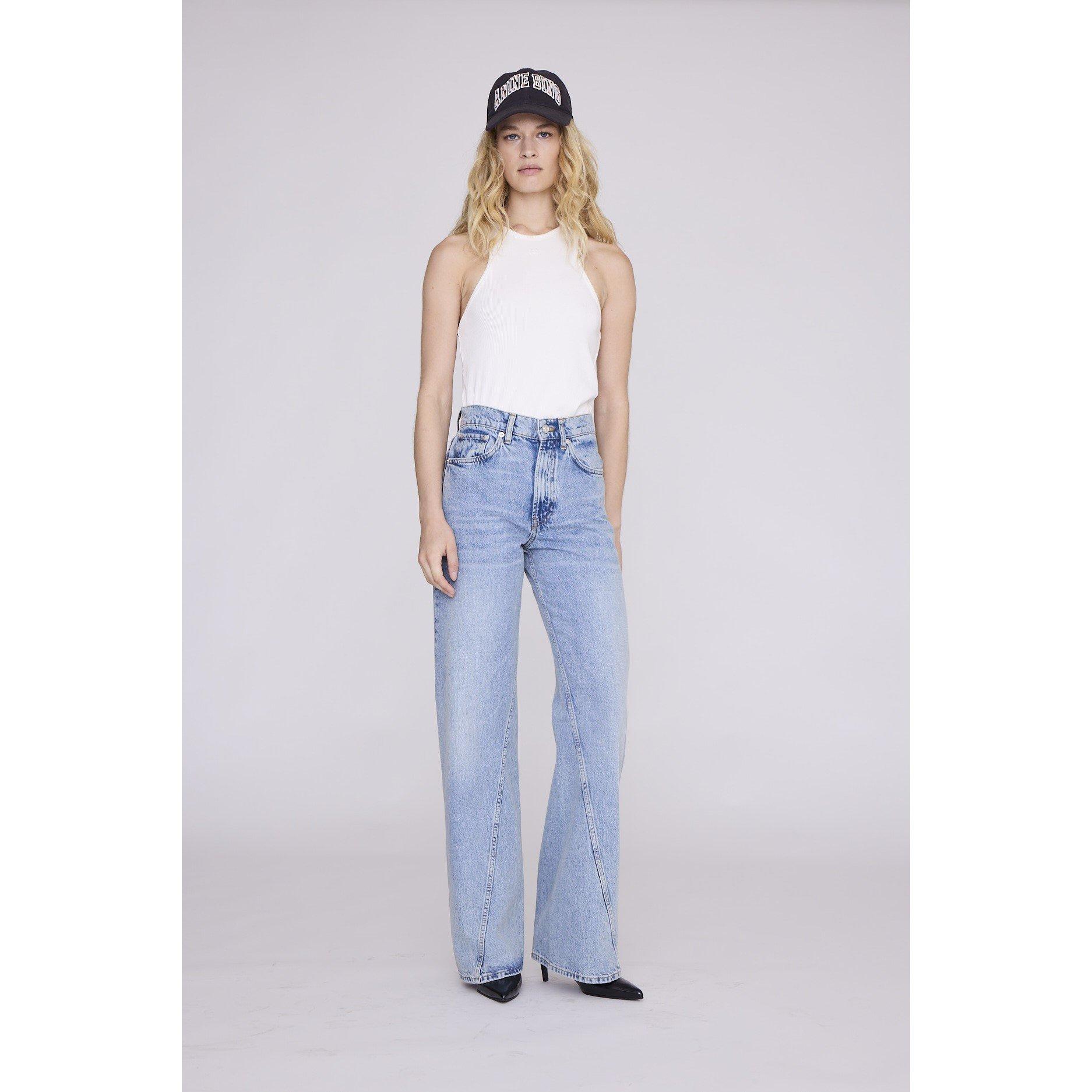 BLACK - Anine Bing - Women's Jeremy Cotton Embroidered Baseball Cap - 2