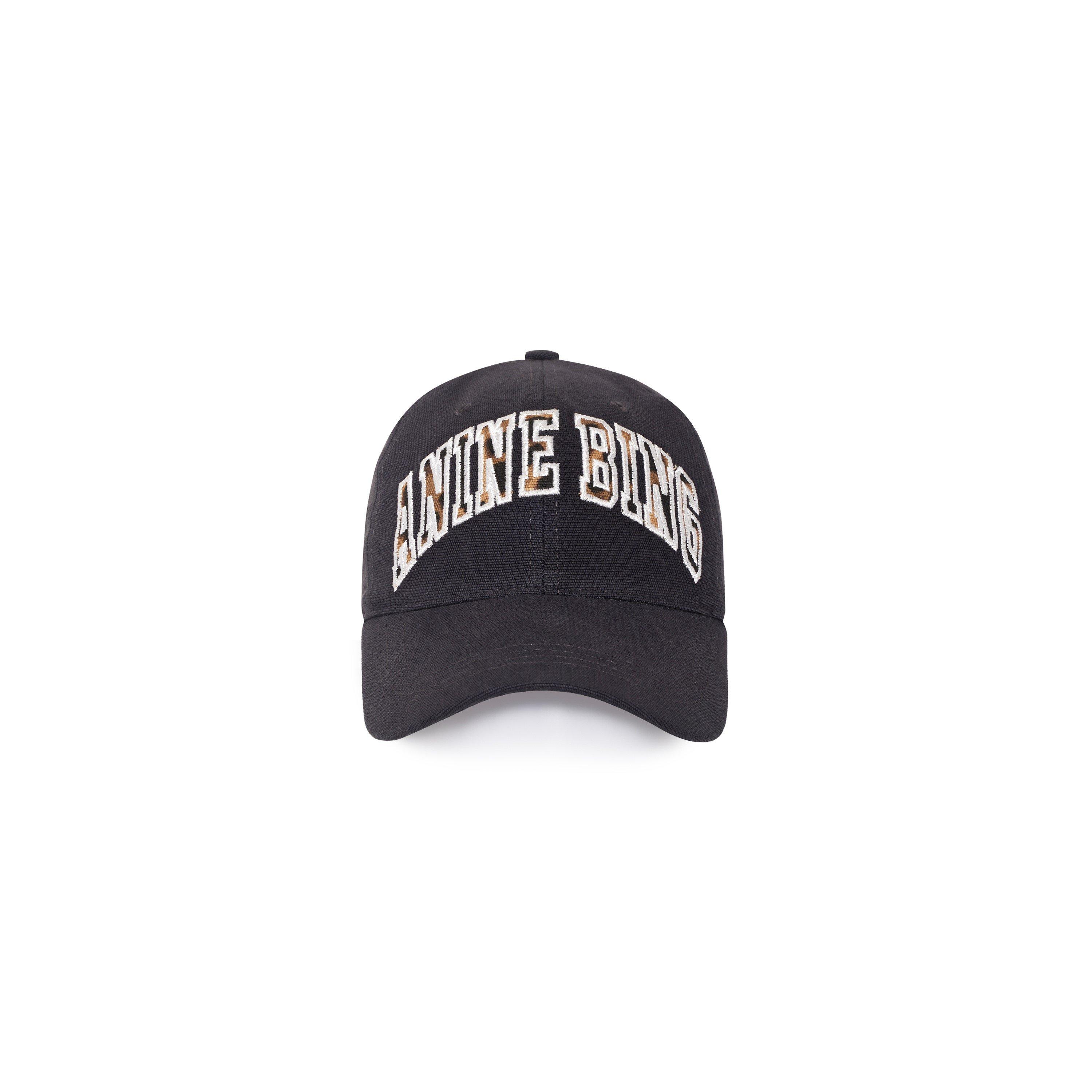 BLACK - Anine Bing - Women's Jeremy Cotton Embroidered Baseball Cap - 3