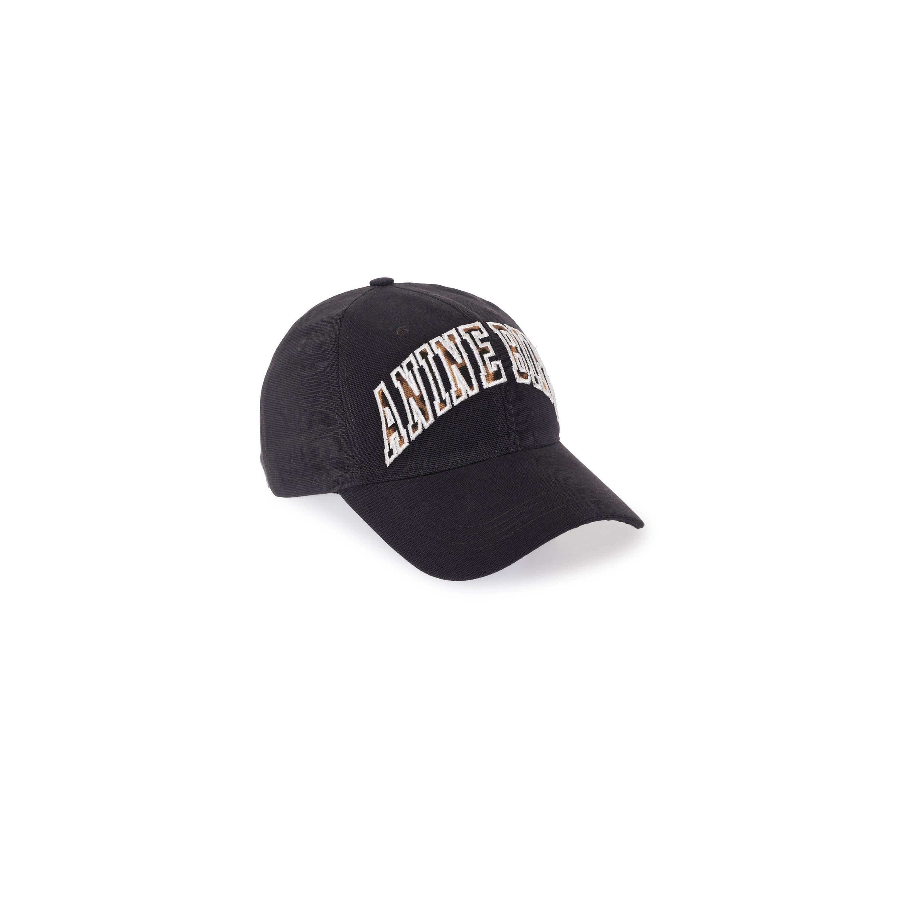 BLACK - Anine Bing - Women's Jeremy Cotton Embroidered Baseball Cap - 4