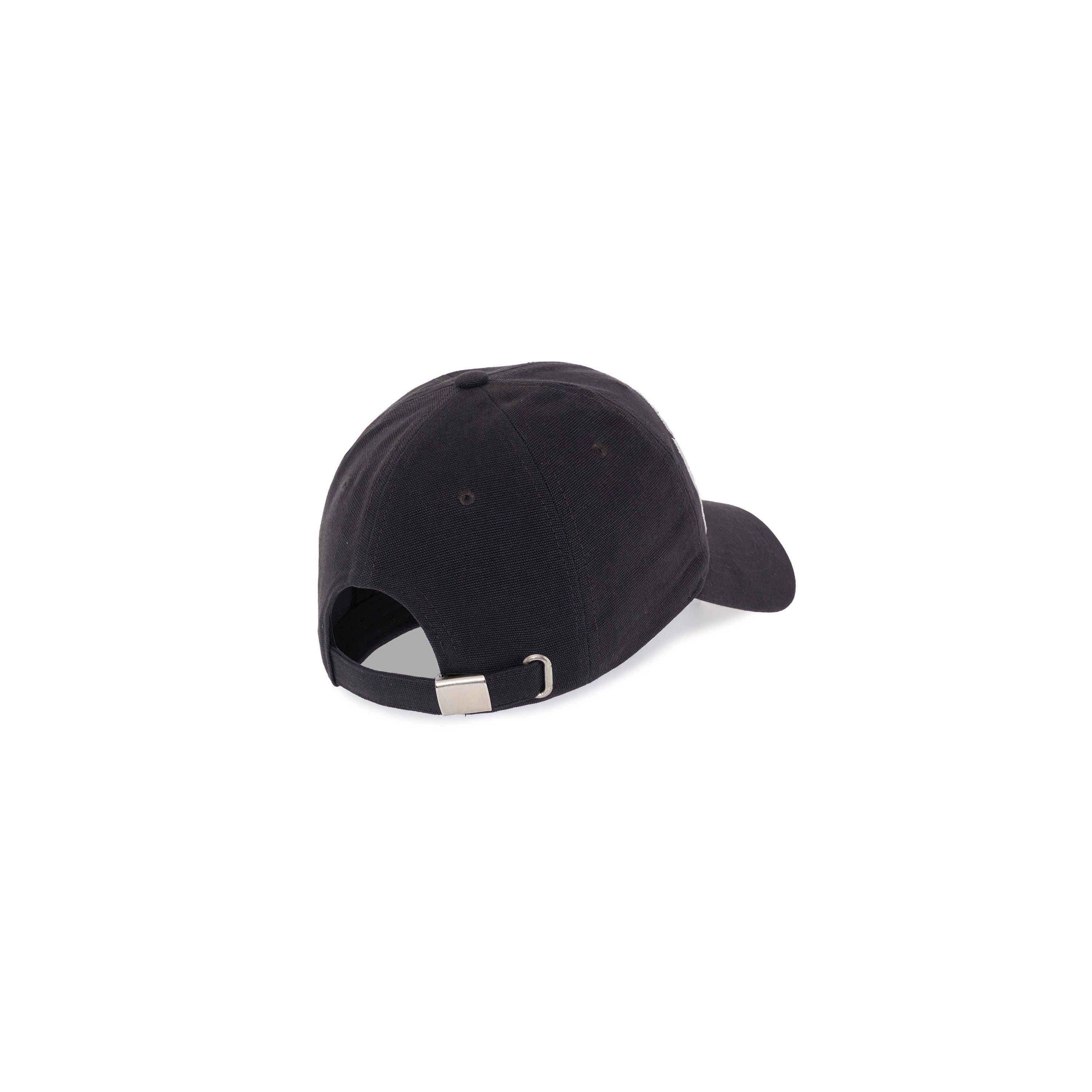 BLACK - Anine Bing - Women's Jeremy Cotton Embroidered Baseball Cap - 5