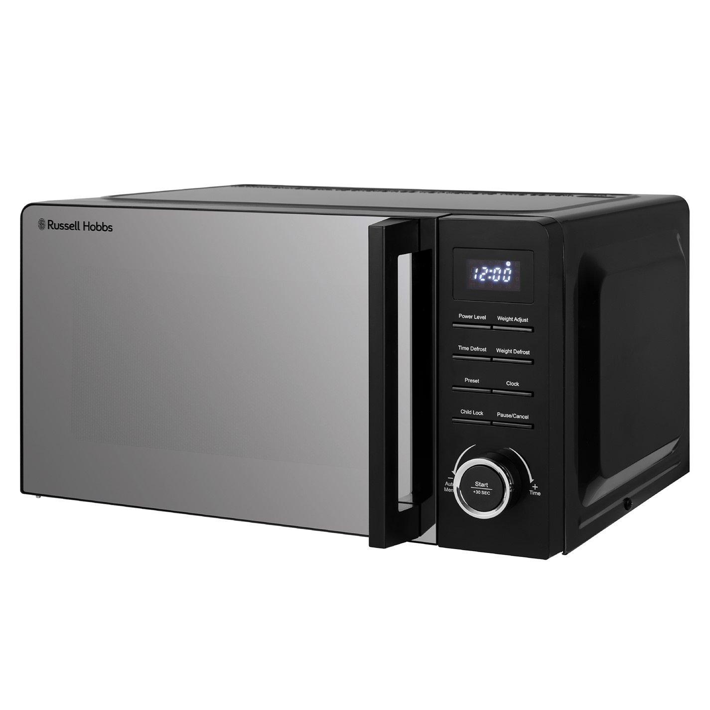 Black - Russell Hobbs - RHM1736B 17L 700W Digital Microwave in Black - 9