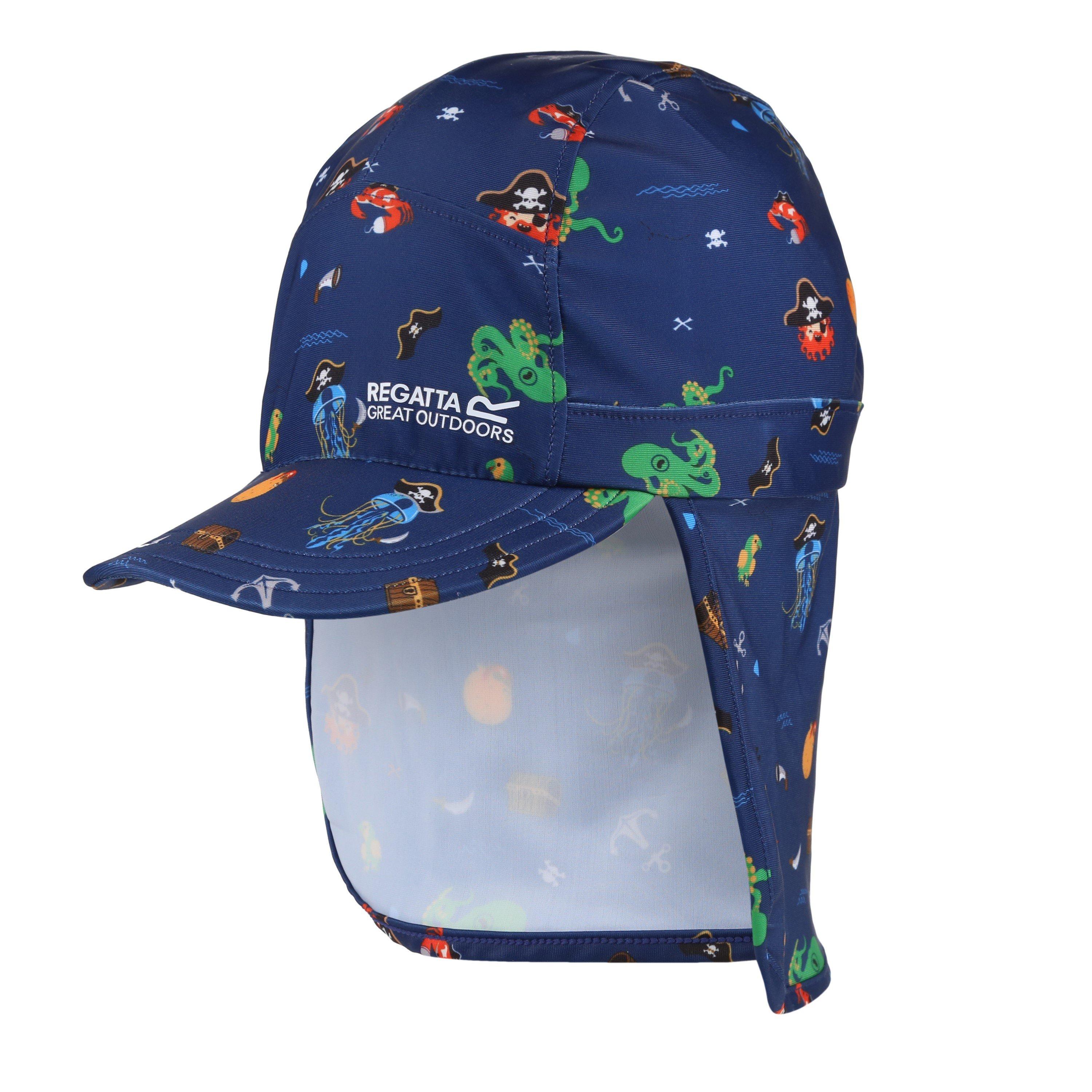 NewRylPirate - Regatta - Kids' Protect Flat Peak Cap