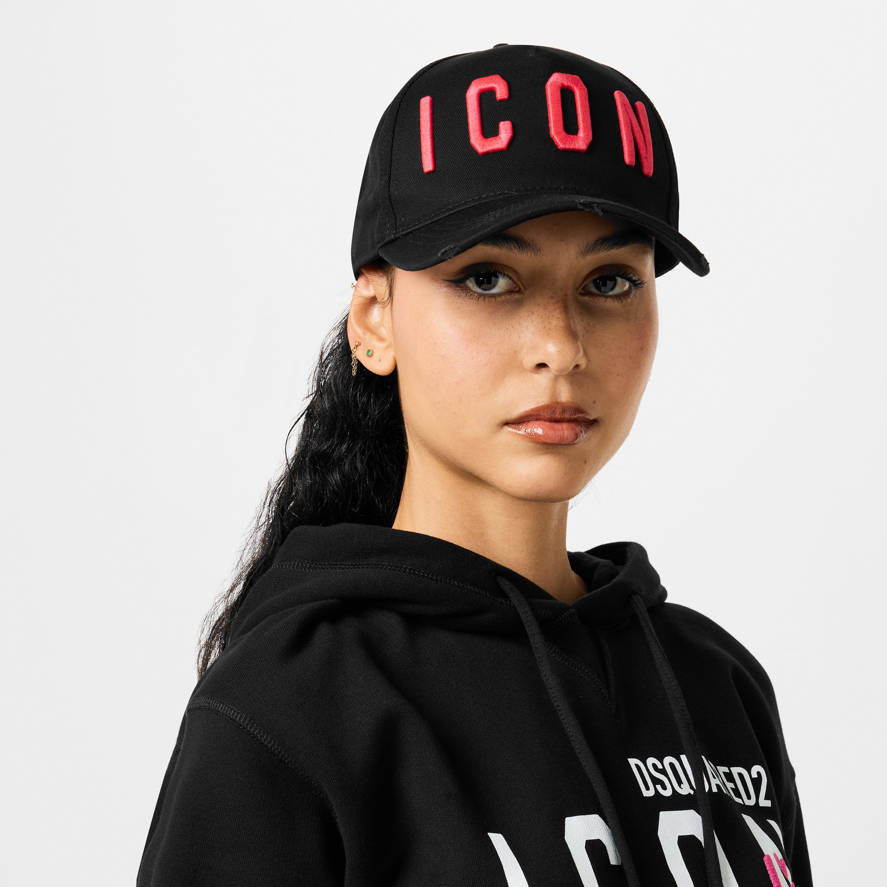 ＠DSQUARED2 ICON CAP Hat Black Dsquared2 Black Be Icon Baseball Cap Dsquared2