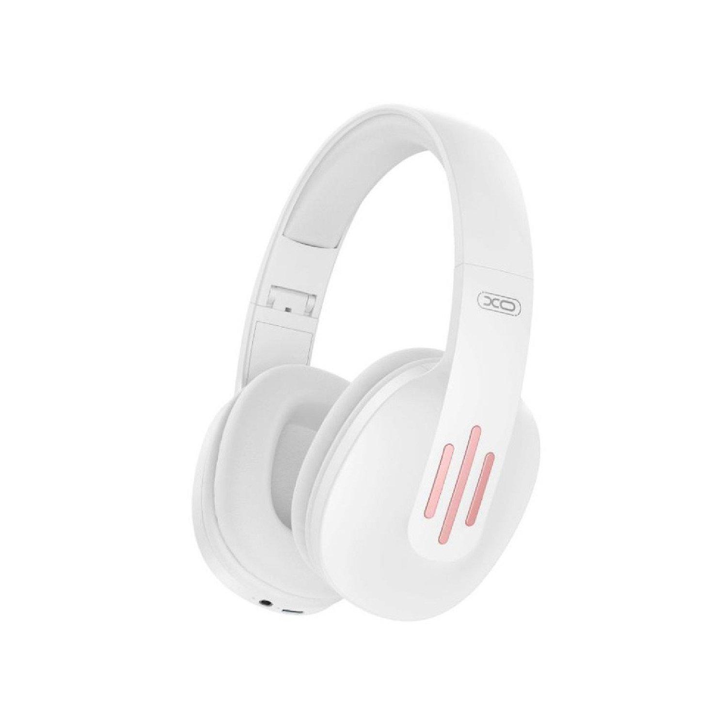White - XO - XO - Adjustable Bluetooth Headphones - 4