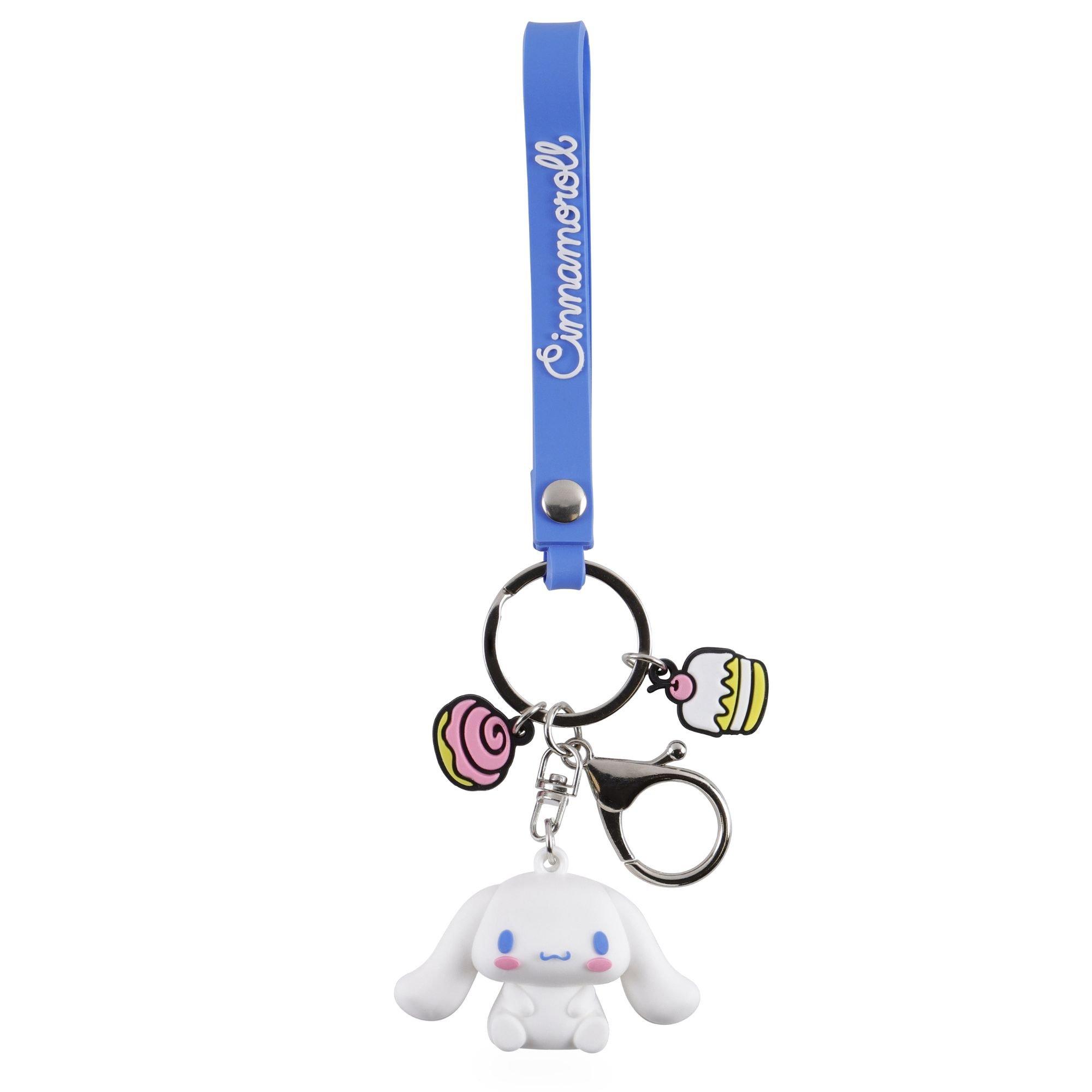 White - Hello Kitty - Cinnamoroll Keychain - 1