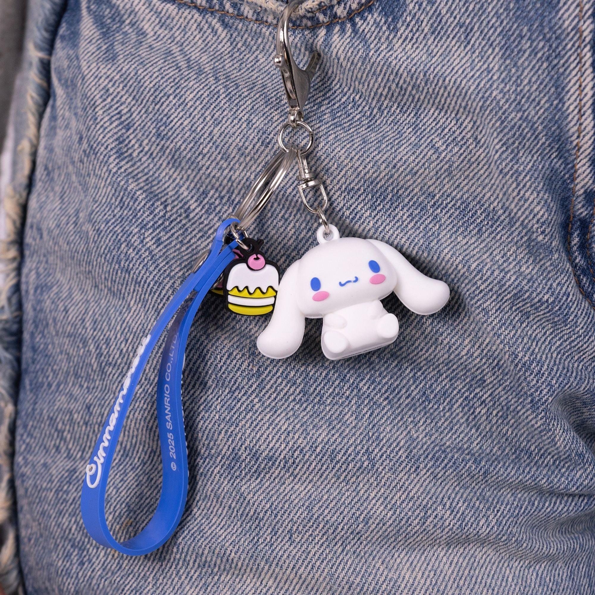 White - Hello Kitty - Cinnamoroll Keychain - 3