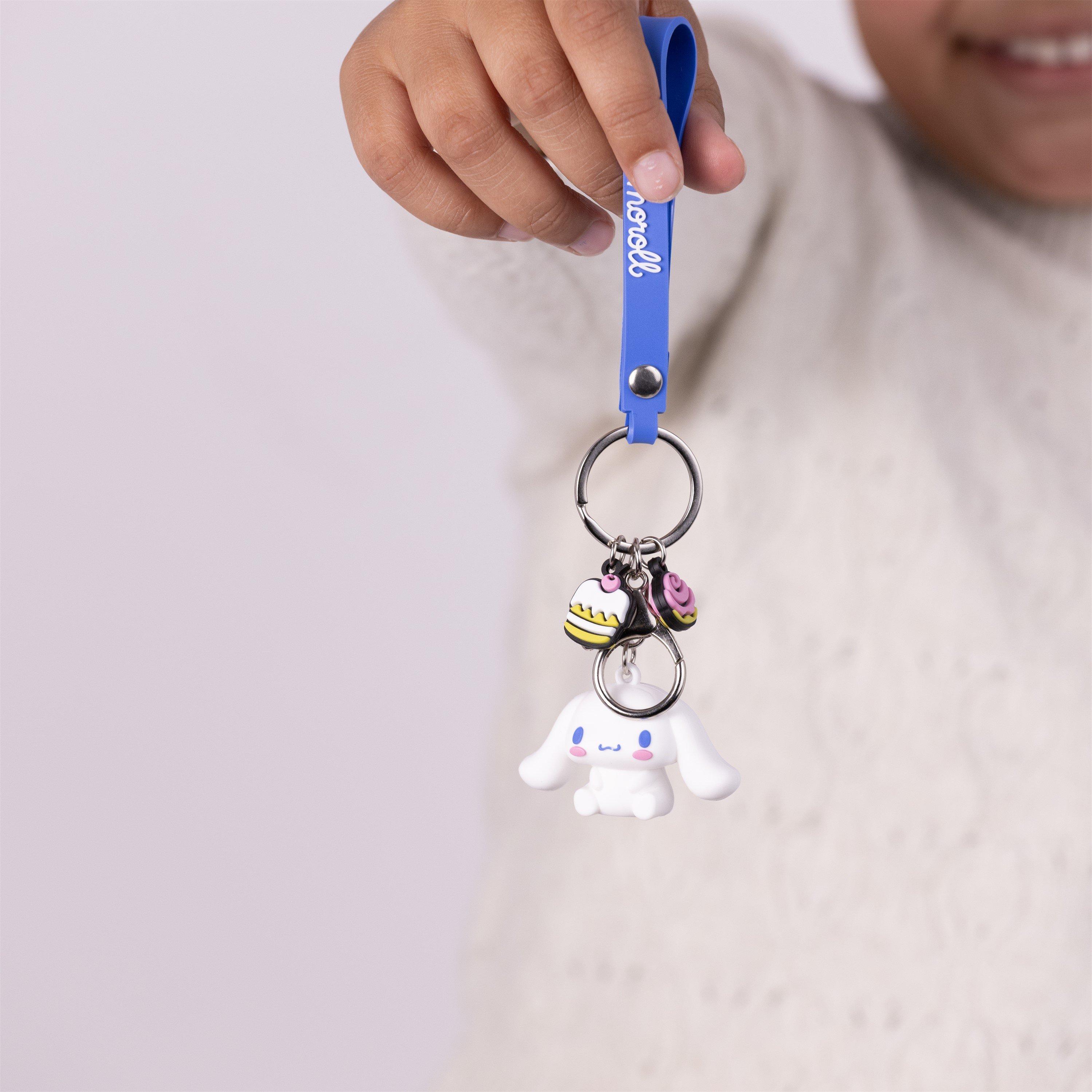 White - Hello Kitty - Cinnamoroll Keychain - 4
