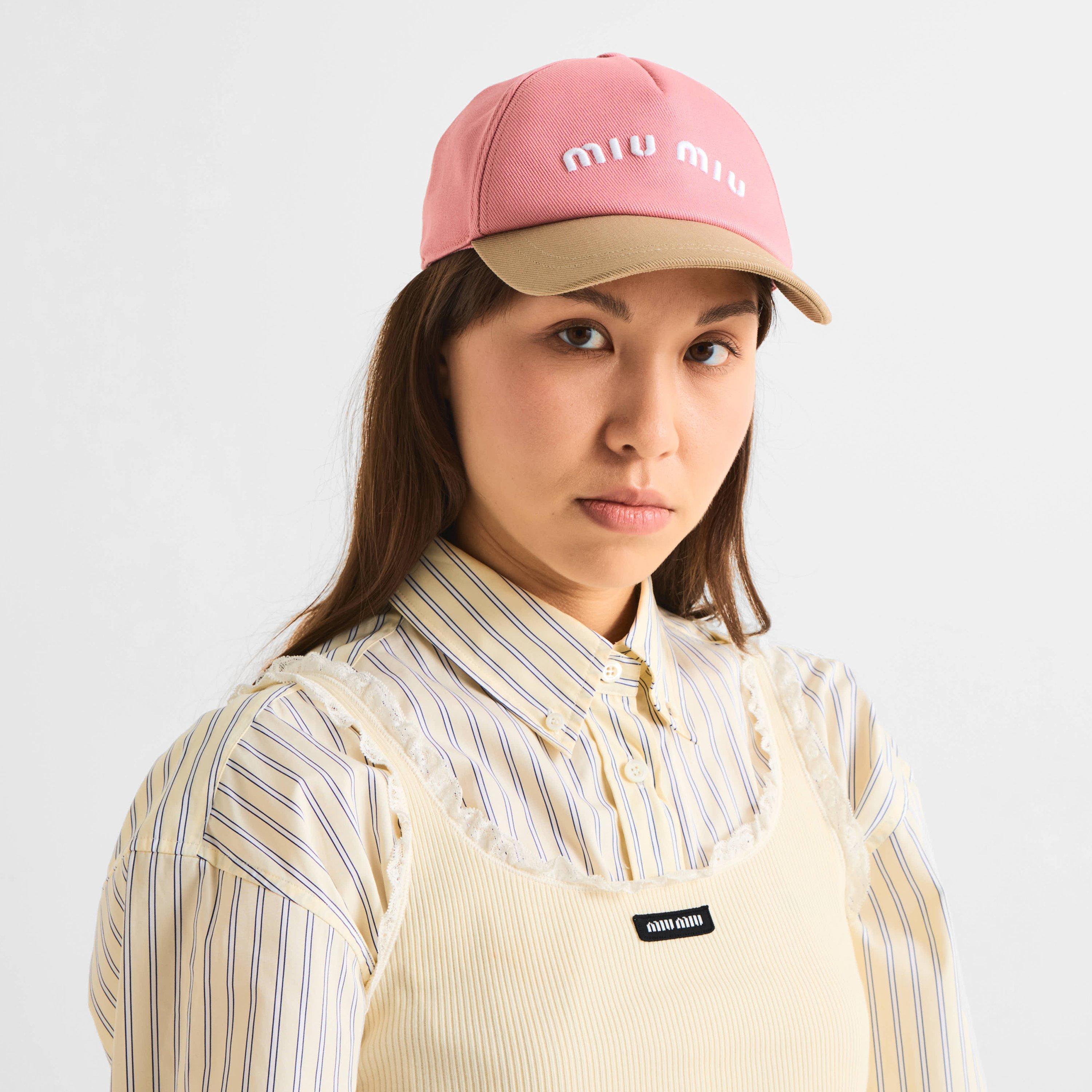 Begonia/Corda - Miu Miu - Women's Baseball Cap - 3