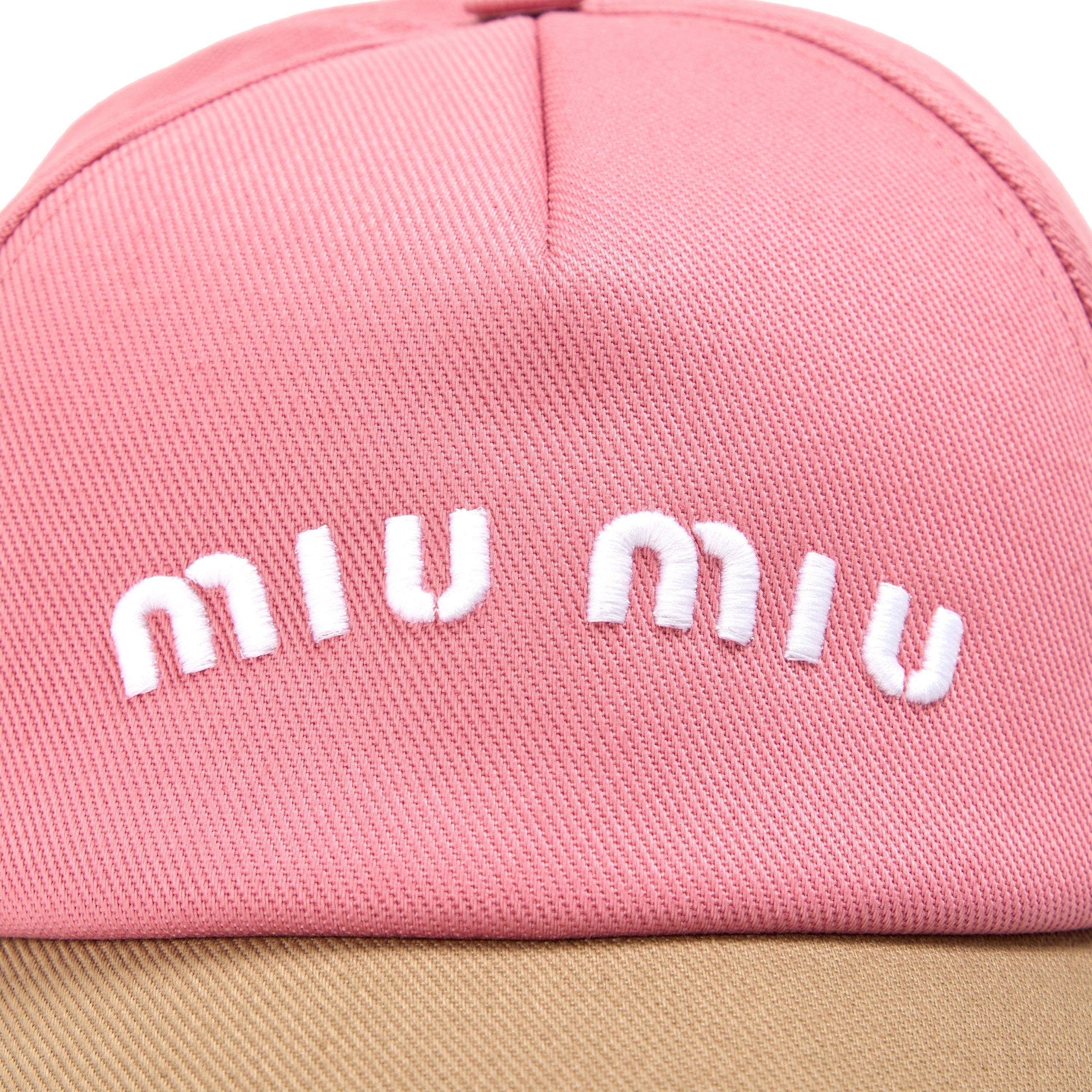 Begonia/Corda - Miu Miu - Women's Baseball Cap - 3