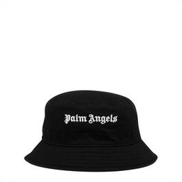 Palm Angels Logo Bucket Hat