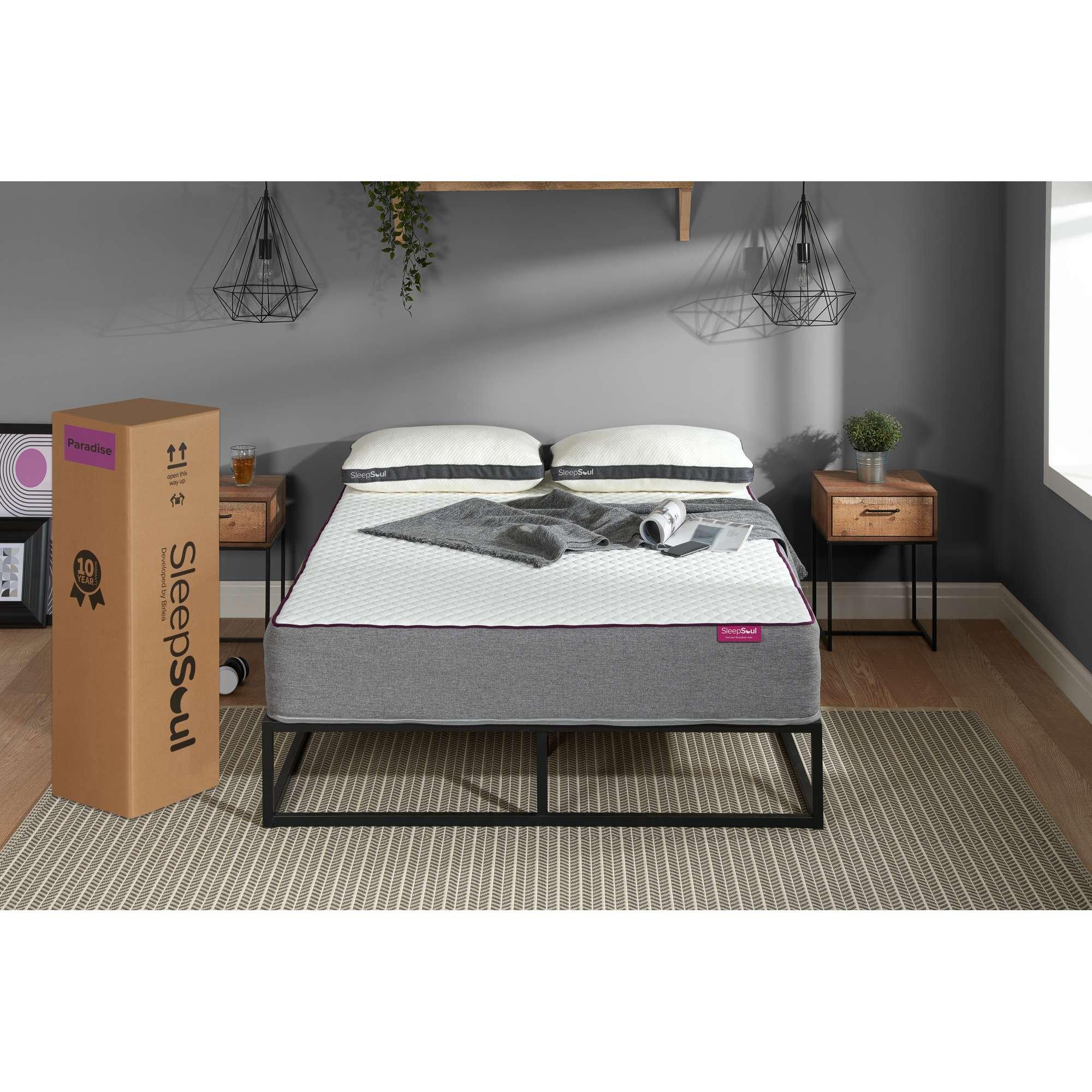 White - SleepSoul - SleepSoul Paradise Small Double Mattress - 2