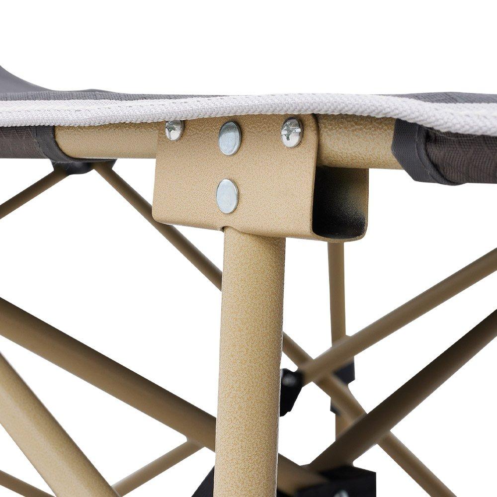 Dark Grey - Breeins - Portable Folding Camping bed - 8
