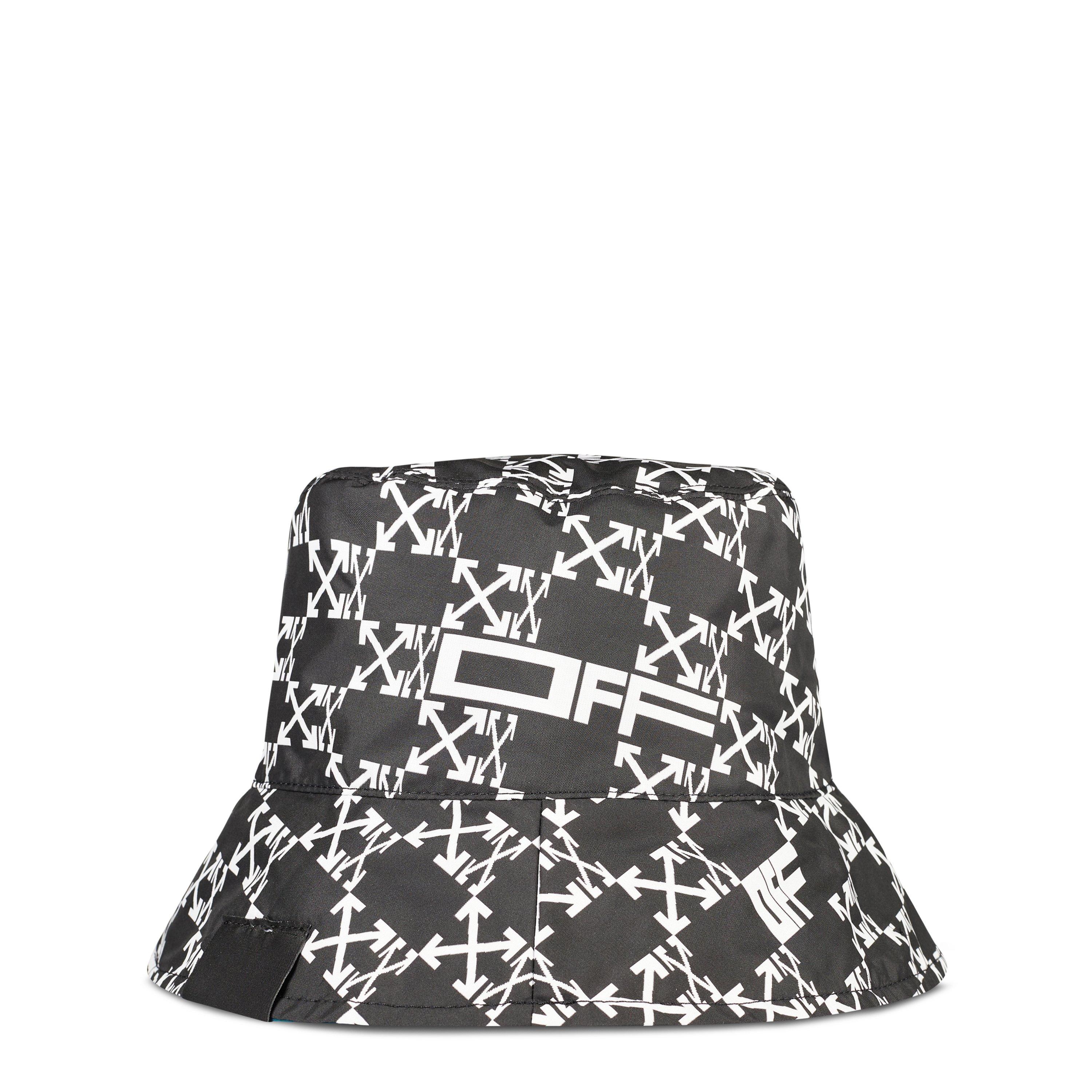 Black 1007 - Off White - Reversible Monogram Bucket Hat - 1