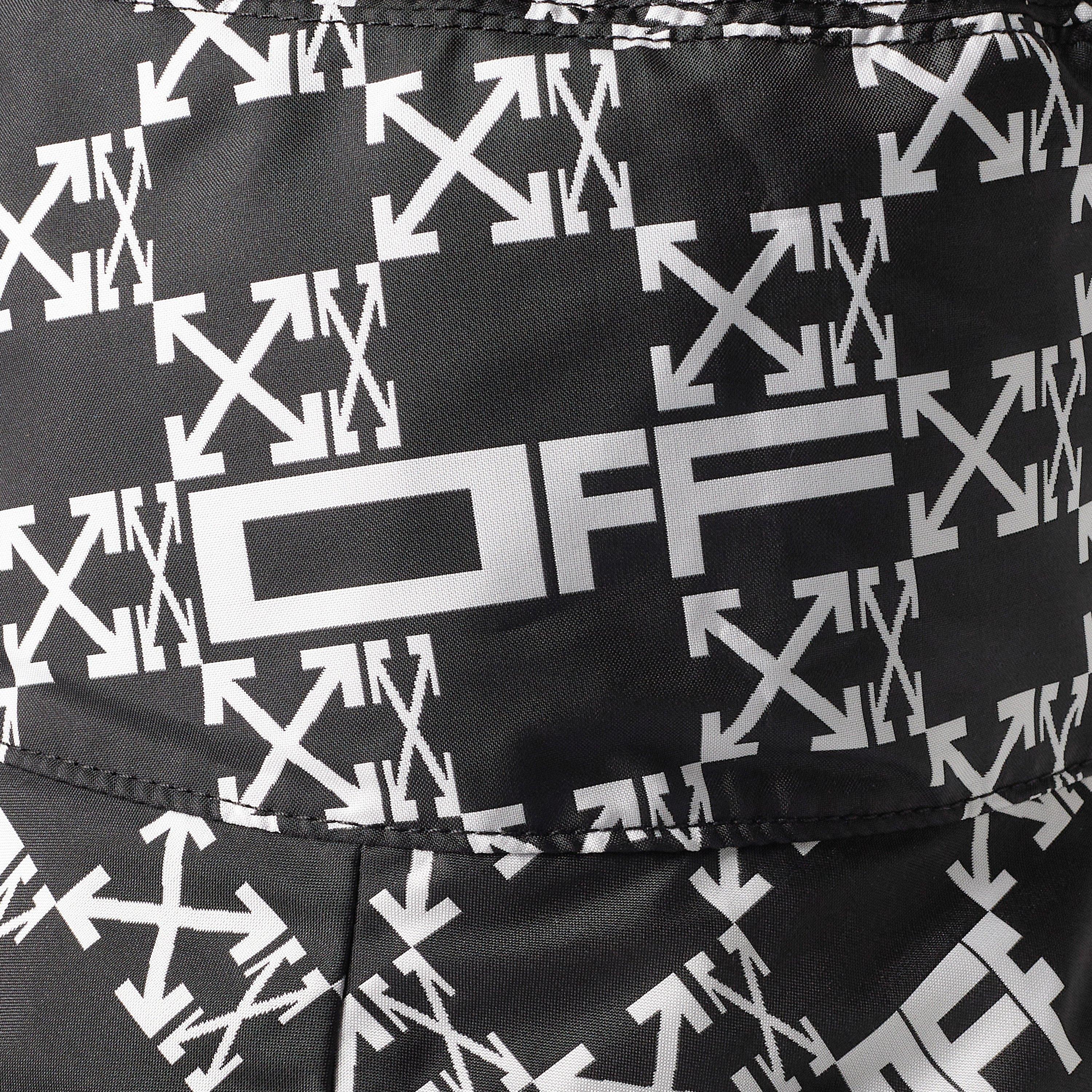 Black 1007 - Off White - Reversible Monogram Bucket Hat - 3