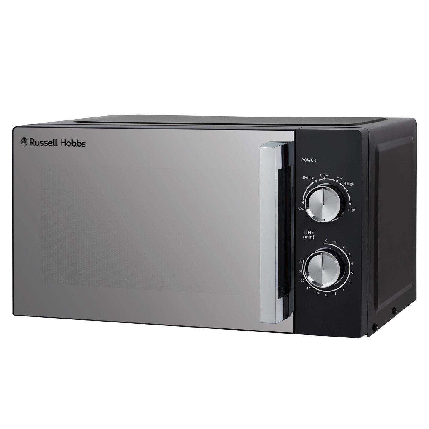 Black - Russell Hobbs - RHM1735B 17 Litre Black Manual Microwave - 12
