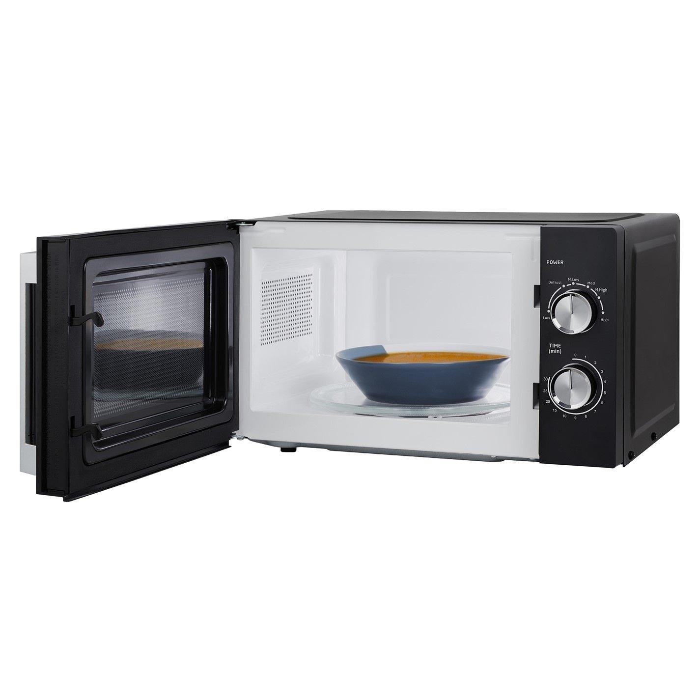Black - Russell Hobbs - RHM1735B 17 Litre Black Manual Microwave - 13
