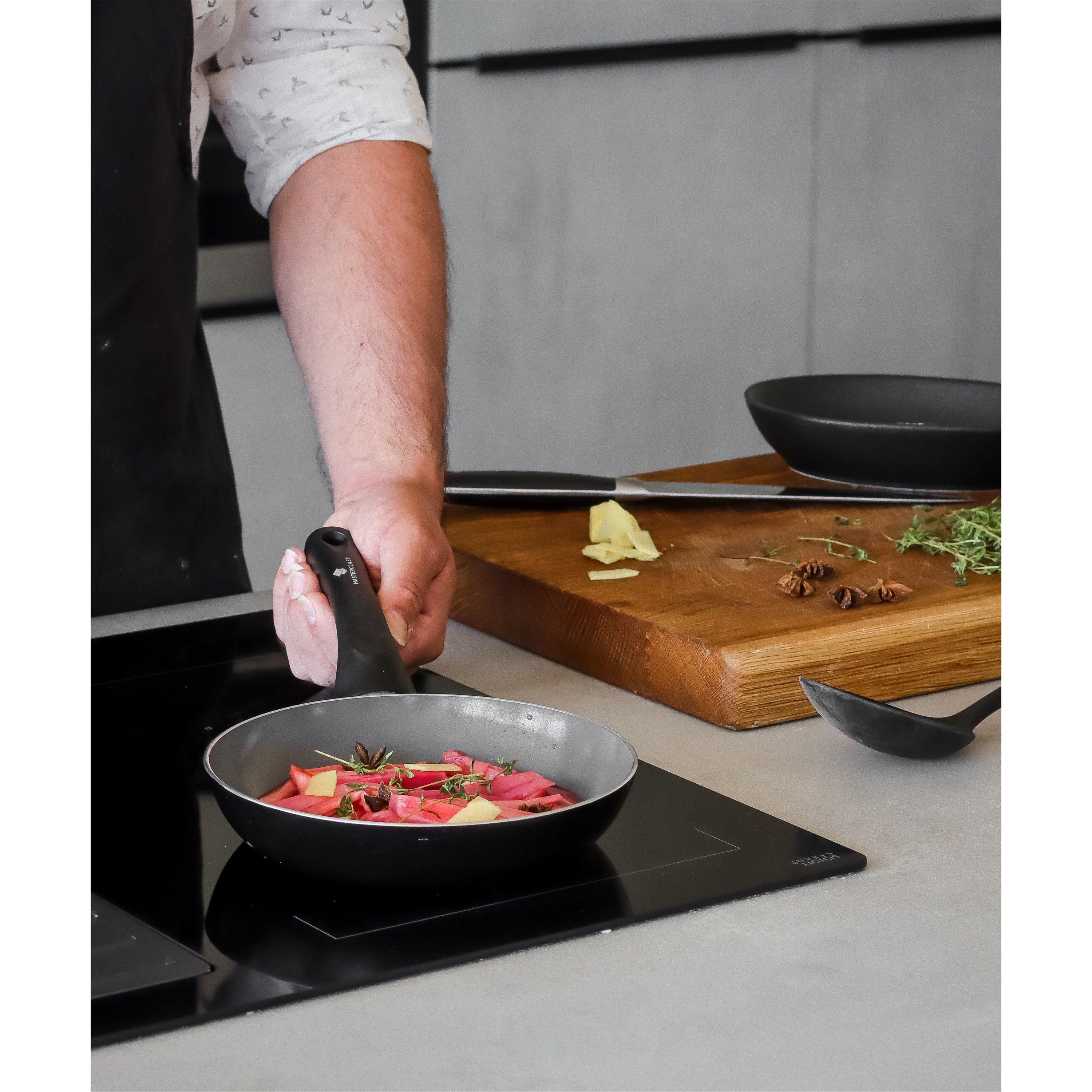 Grey - MasterClass - MasterClass Can-to-Pan Non-Stick Frying Pan - 5